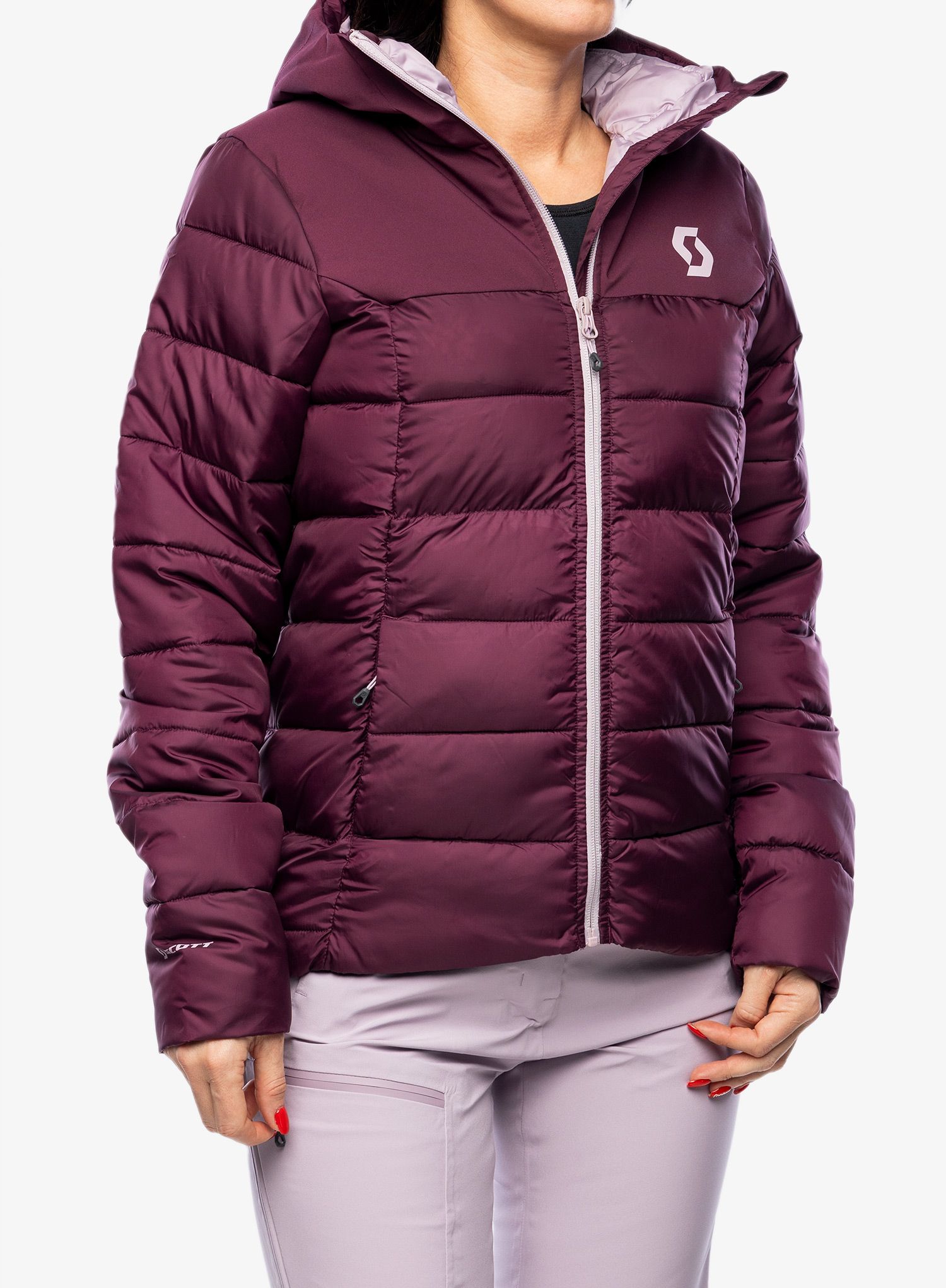 Jakna s postavom ženska SCOTT Insuloft Warm Jacket - wild red