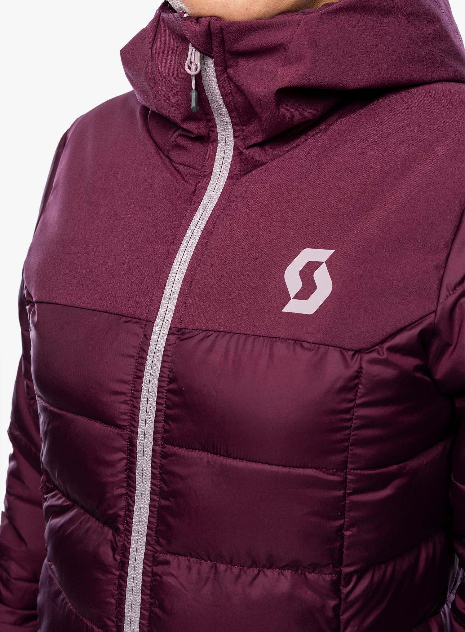 Jakna s postavom ženska SCOTT Insuloft Warm Jacket - wild red
