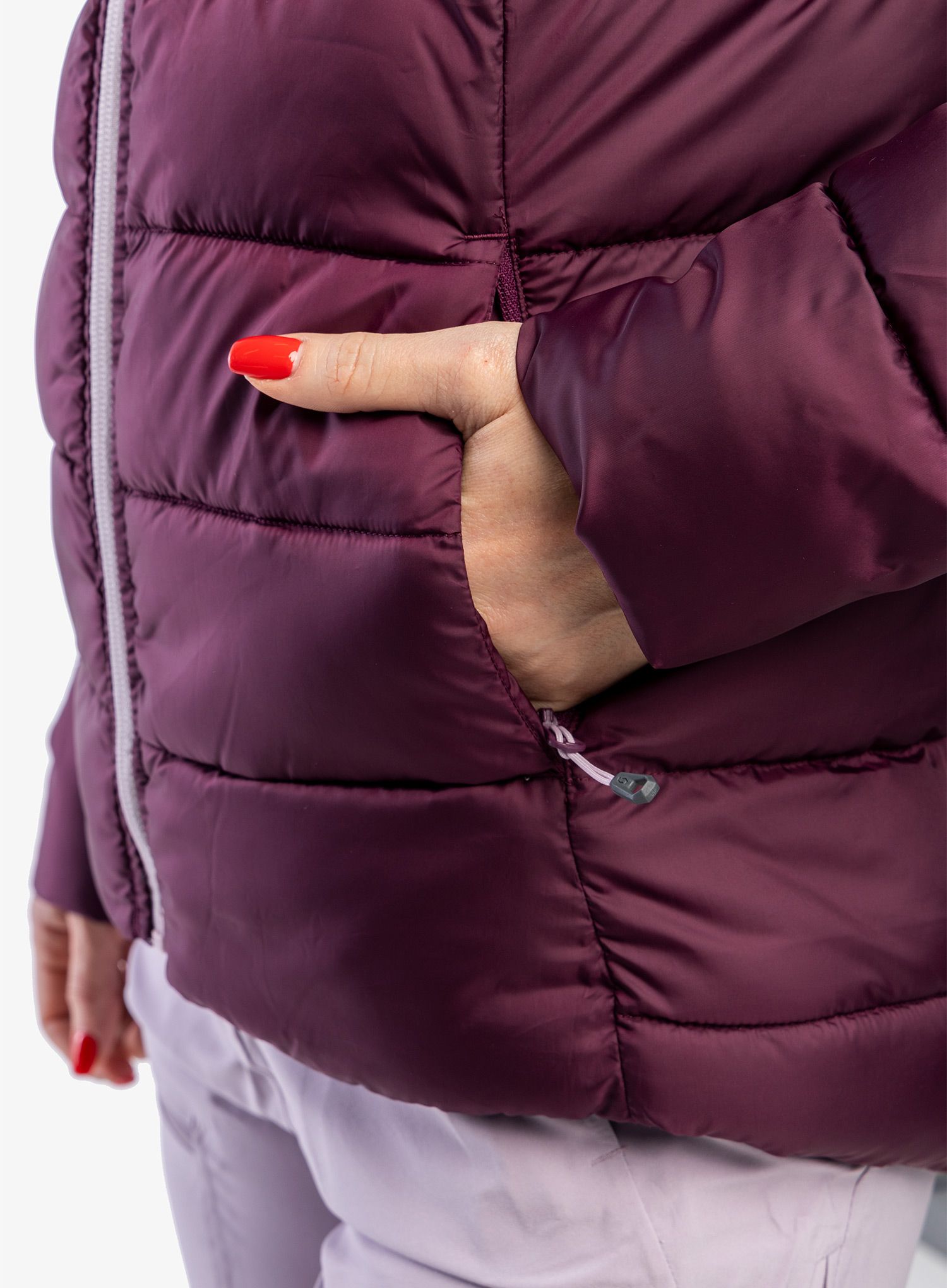 Jakna s postavom ženska SCOTT Insuloft Warm Jacket - wild red