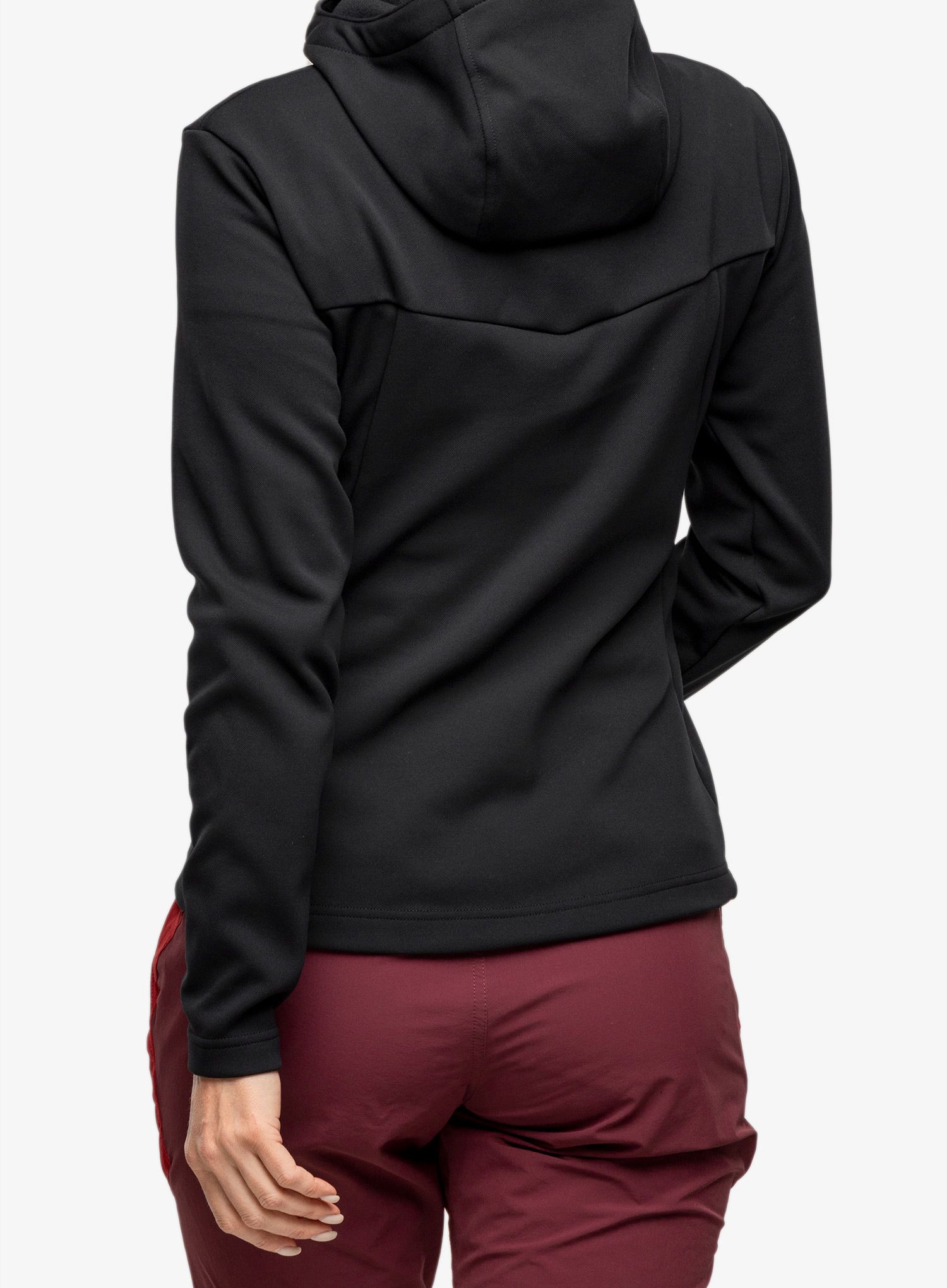 Ženska trekking dukserica SCOTT Hoody Defined Mid - blck