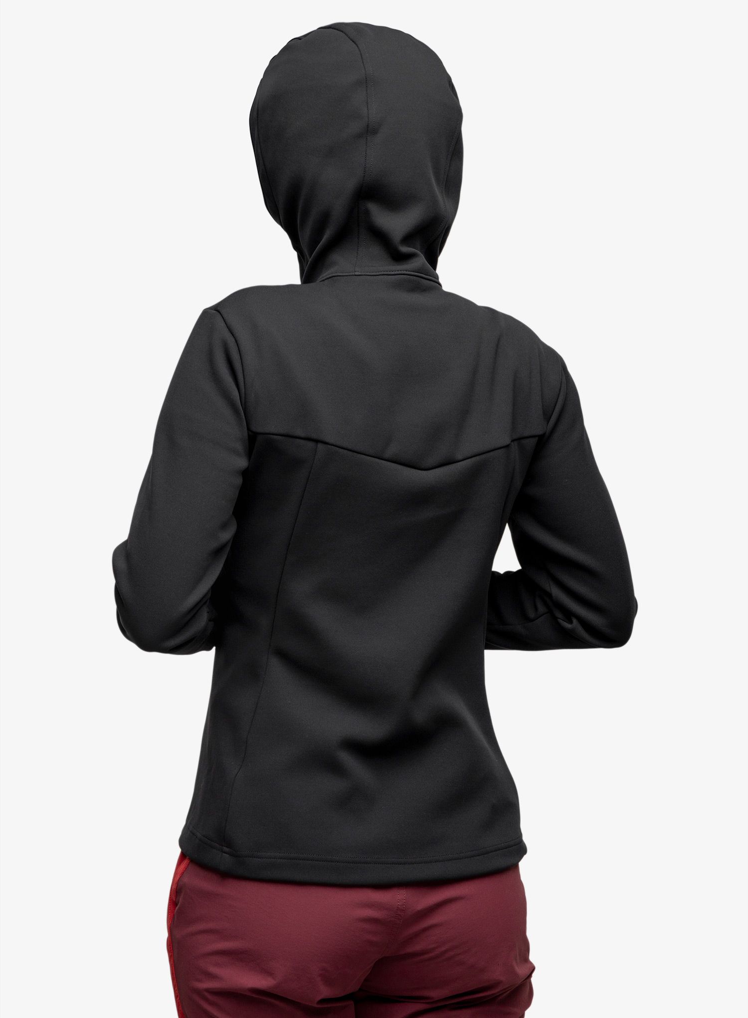 Ženska trekking dukserica SCOTT Hoody Defined Mid - blck