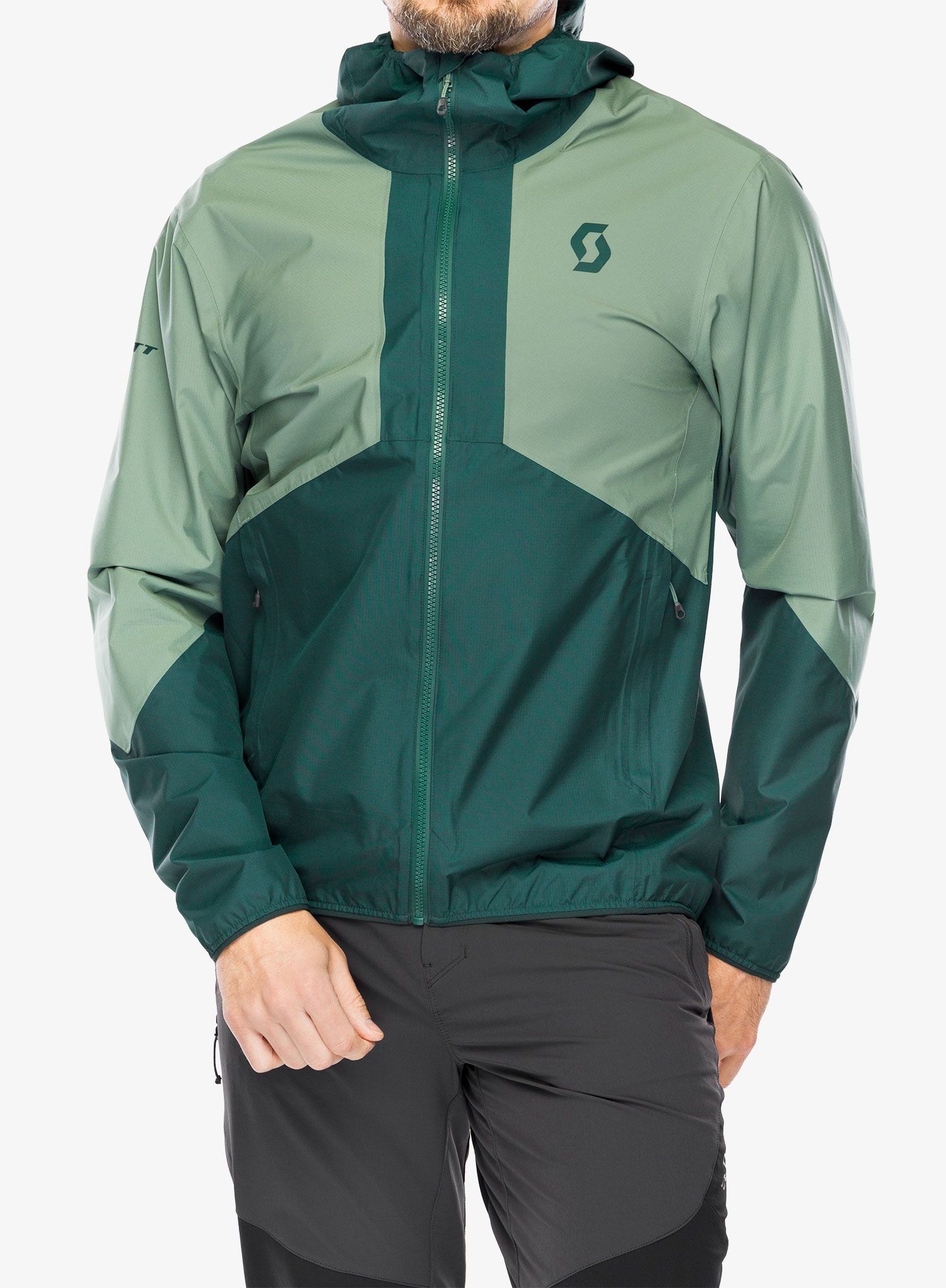 Kišna jakna SCOTT Jacket Explorair Light 2.5L - green/lush green
