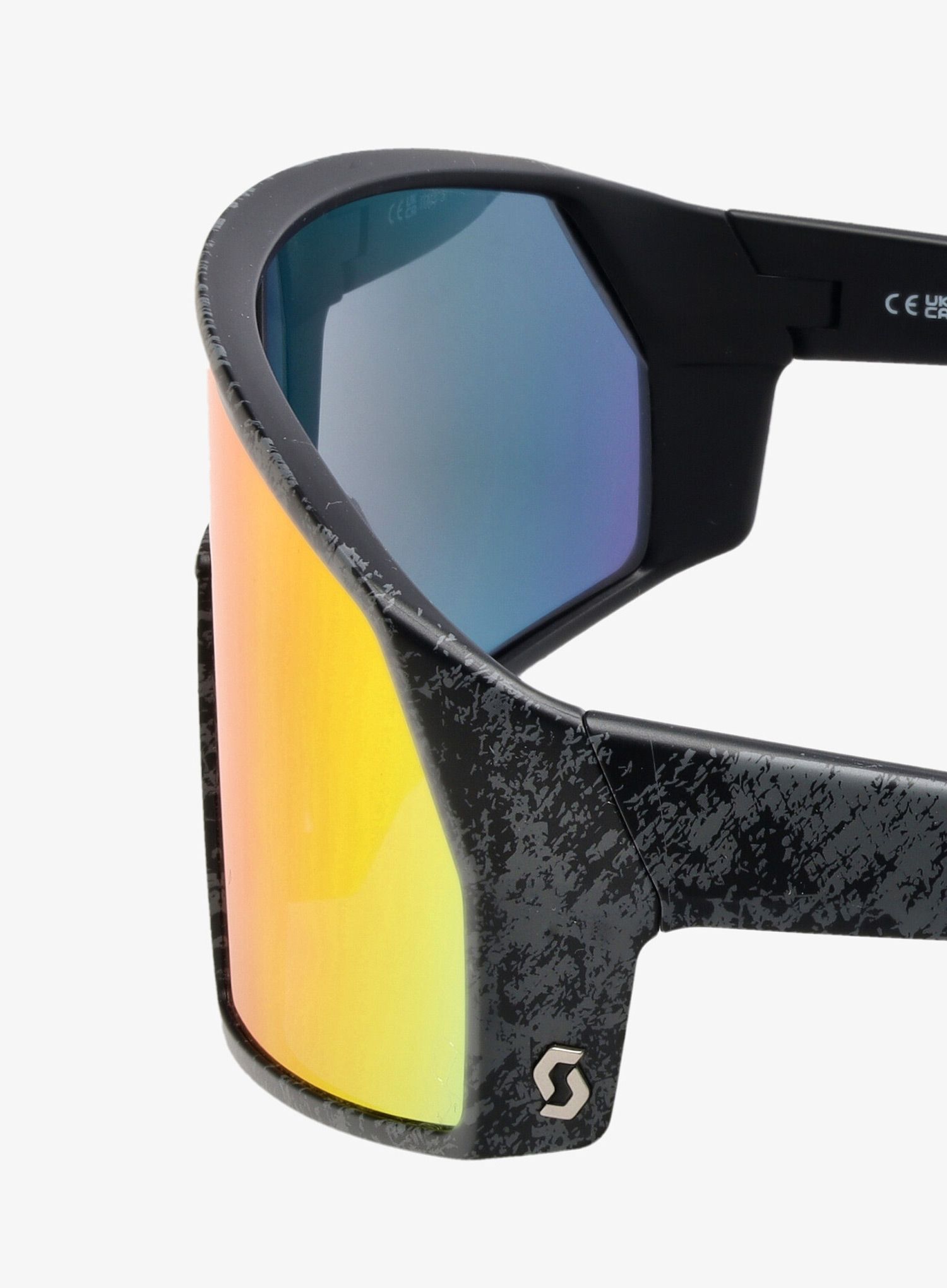 Biciklističke naočale SCOTT Pro Shield - marble black/teal chrome