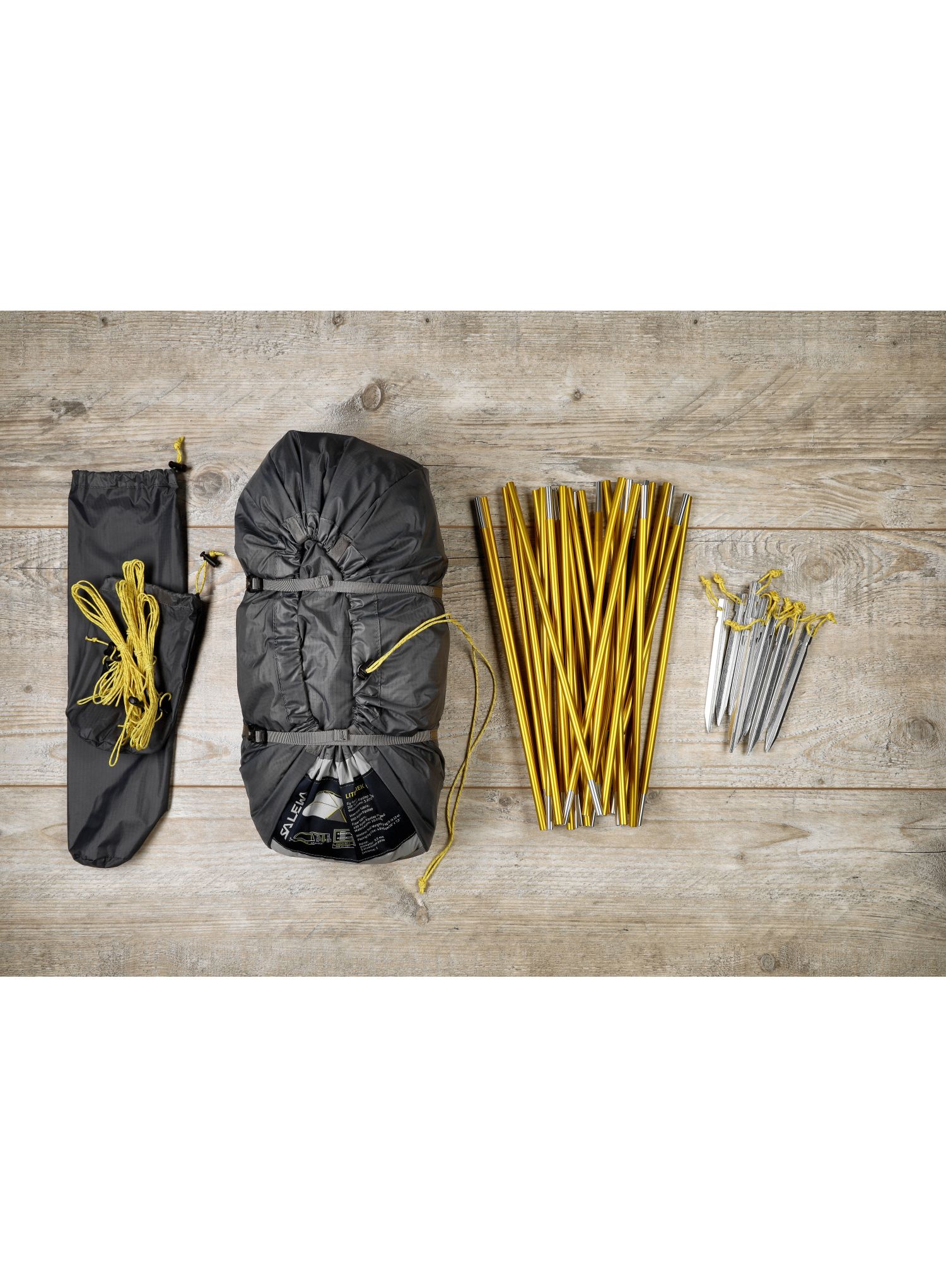 Šator za 2 osobe Salewa Litetrek Pro II Tent - lightgrey/mango