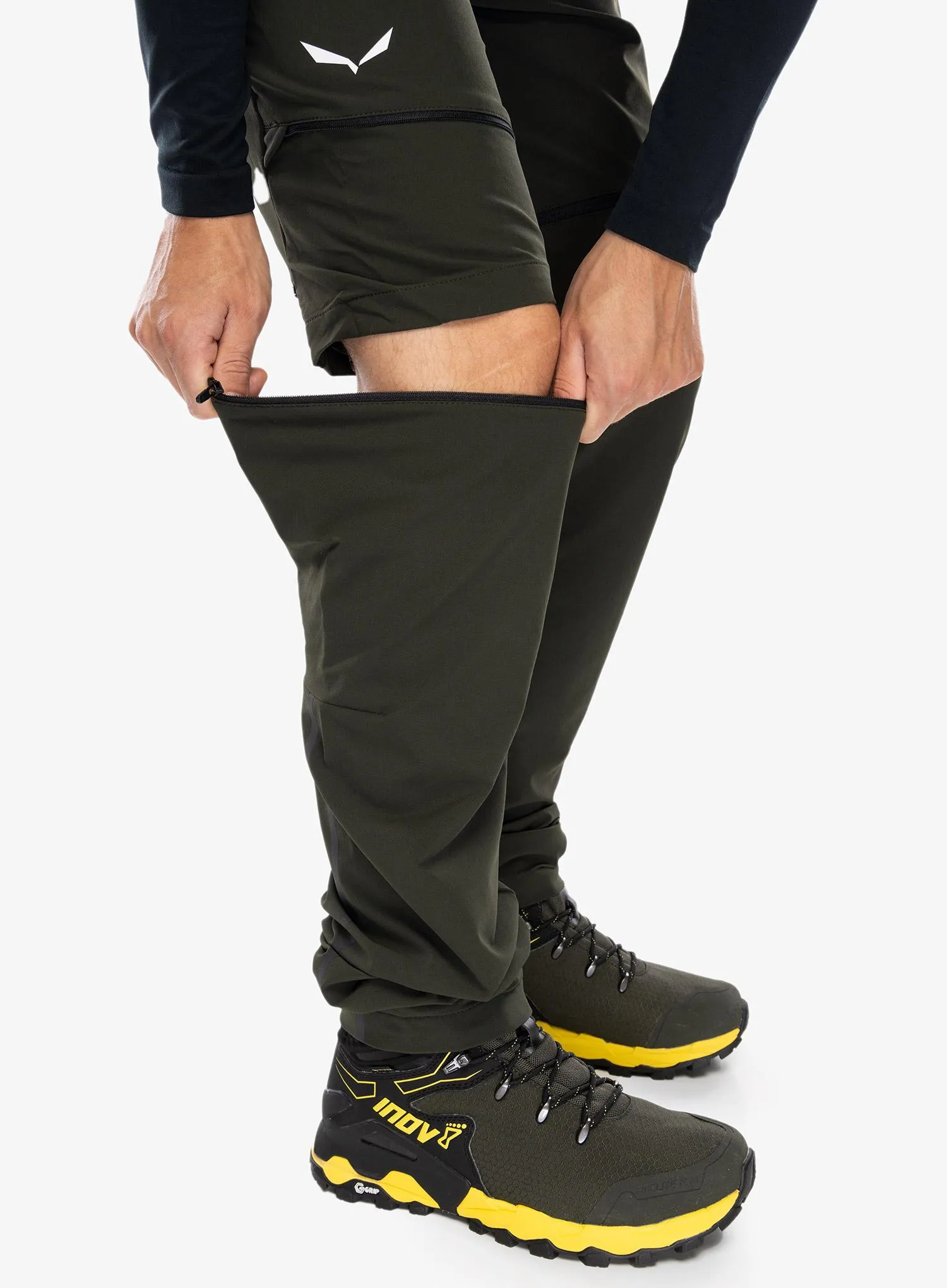 Planinarske hlače Salewa Pedroc 2 DST 2/1 Pant - dark olive