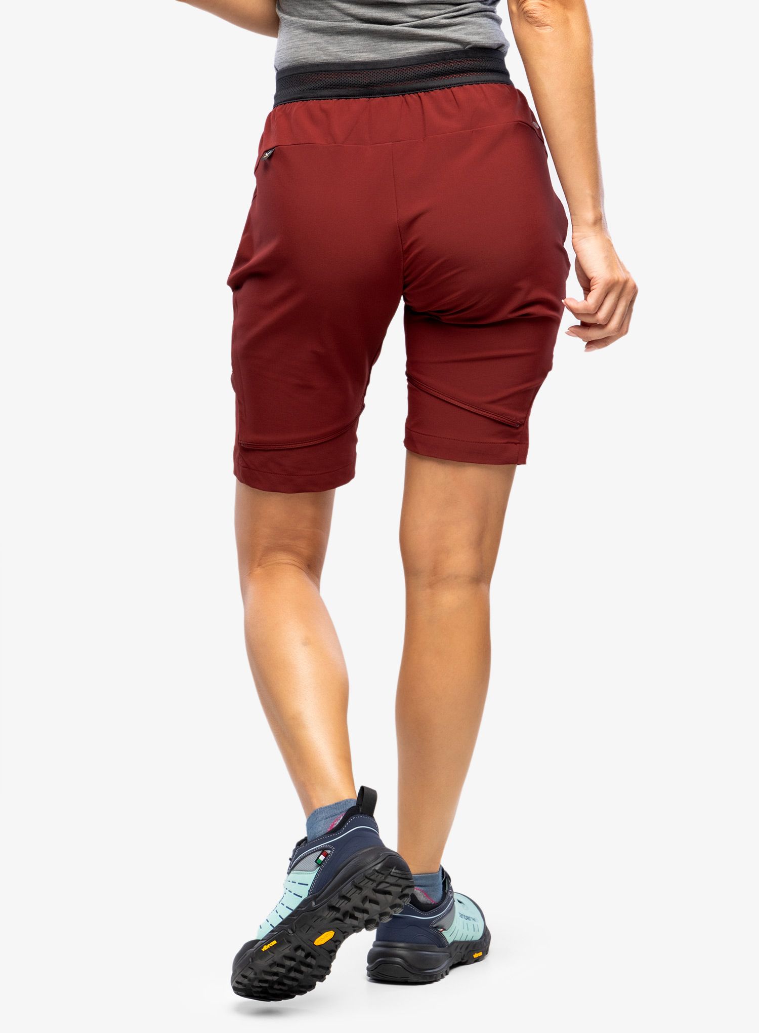 Ženske planinarske hlače Salewa Pedroc 2 DST 2/1 Pant - syrah