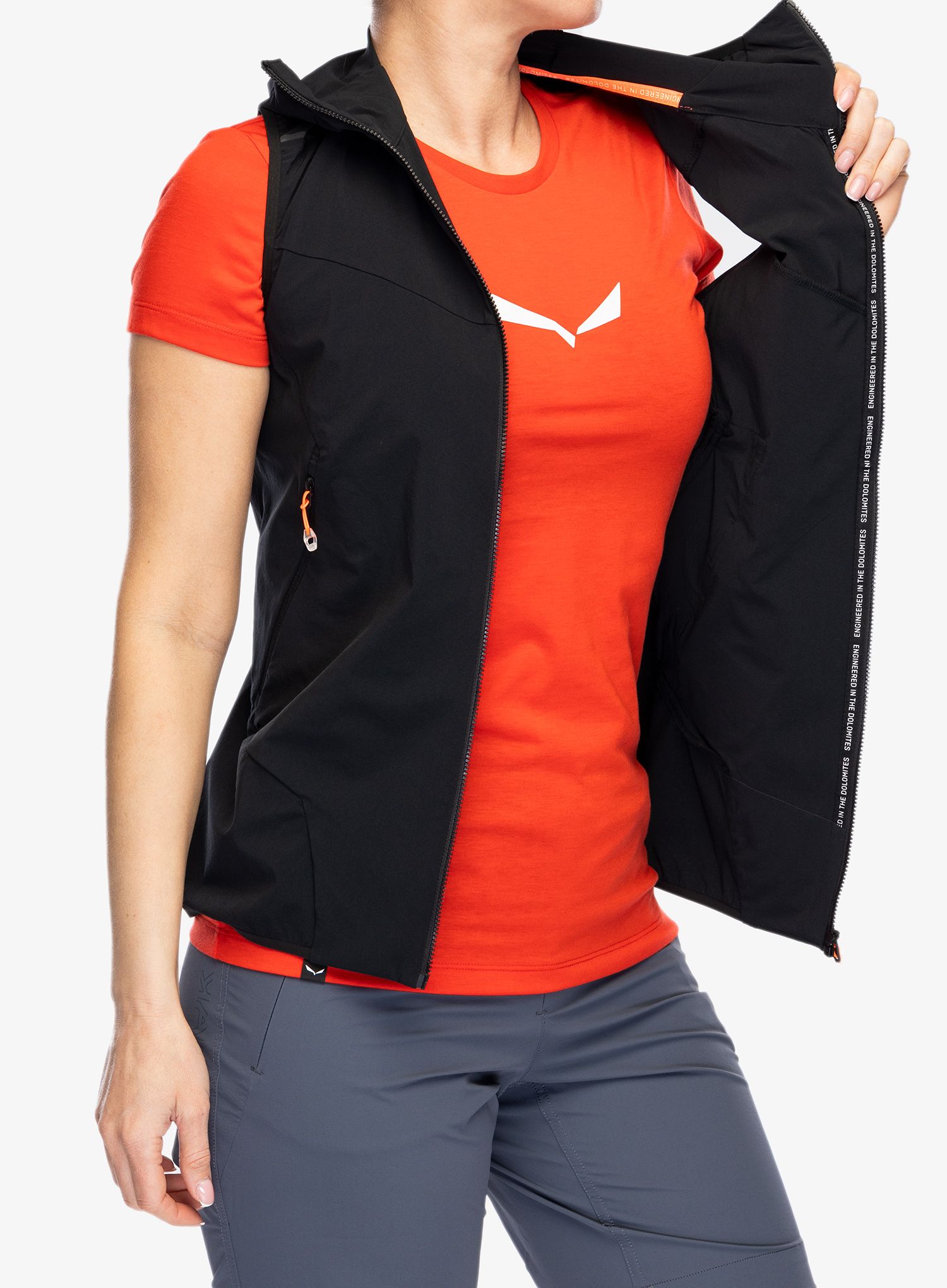 Ženski prsluk Salewa Pedroc DST Light Vest - black out