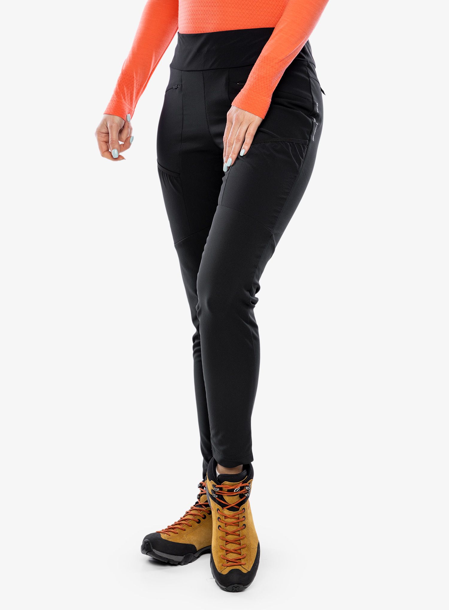 Ženske trekking hlače Salewa Puez DST Heavy Cargo Tights - black out