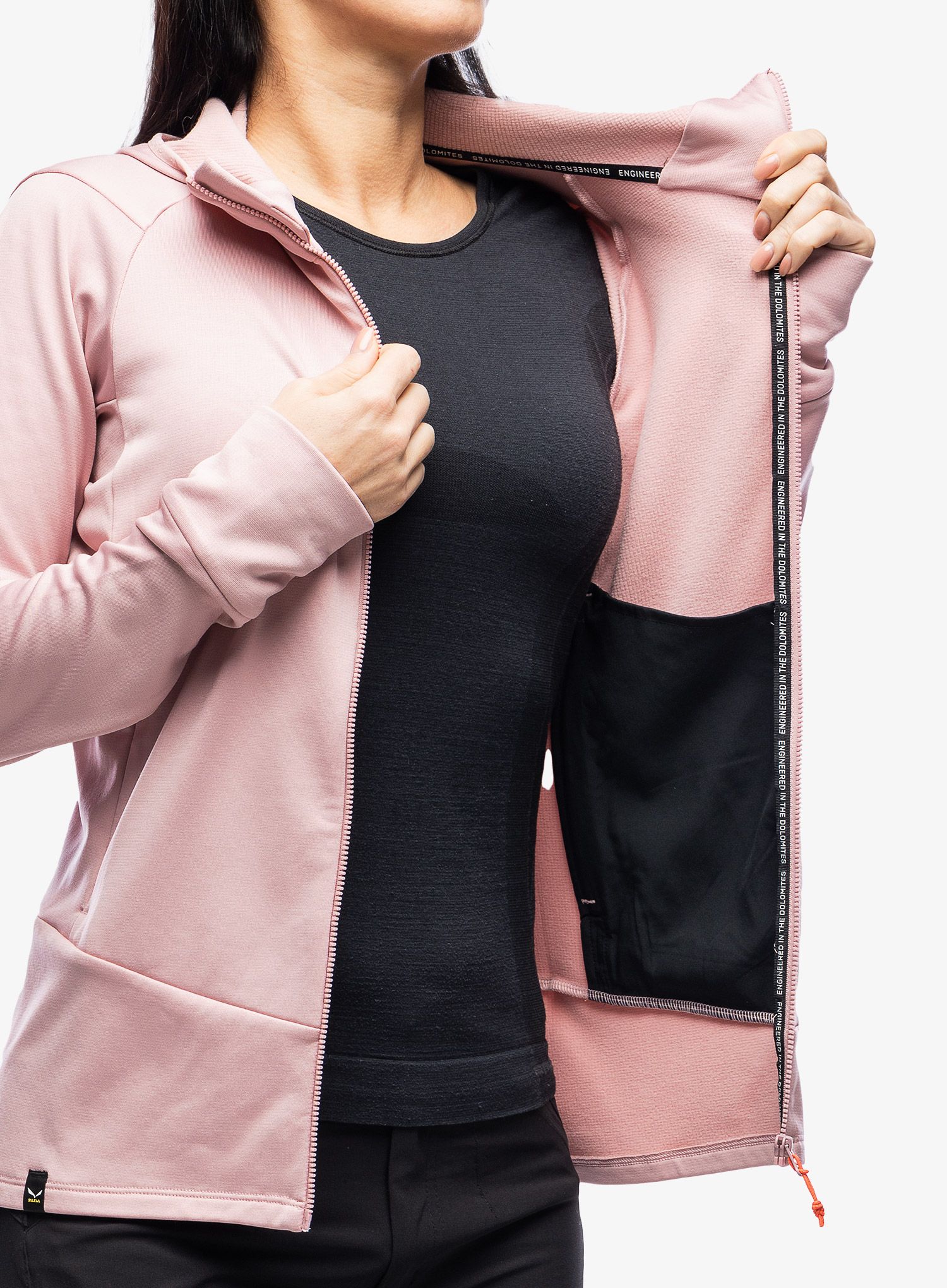 Ženska jakna od flisa Salewa Puez PL HD Jacket - zephyr