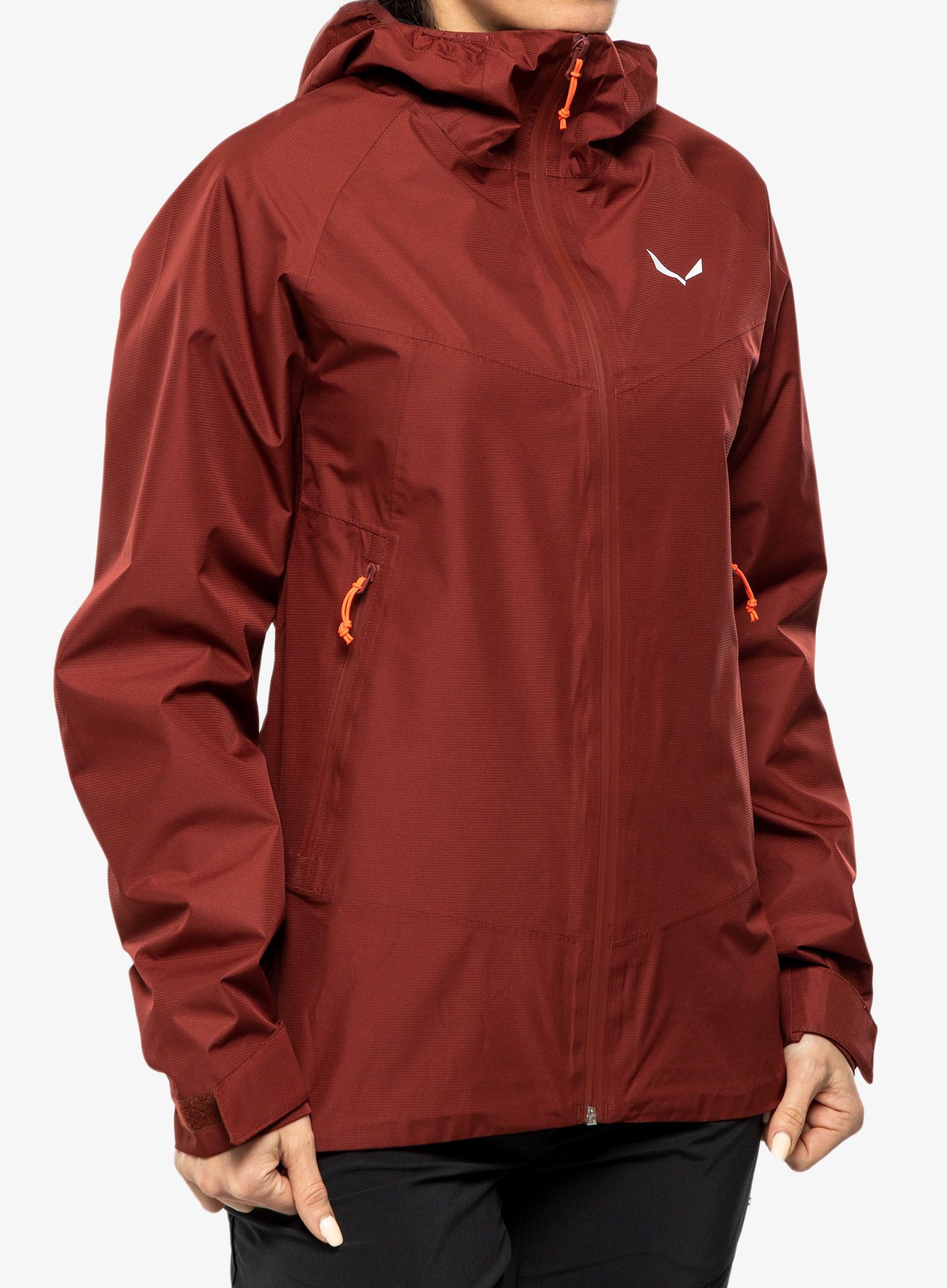 Ženska kišna jakna Salewa Puez PTX 2L Jacket - syrah