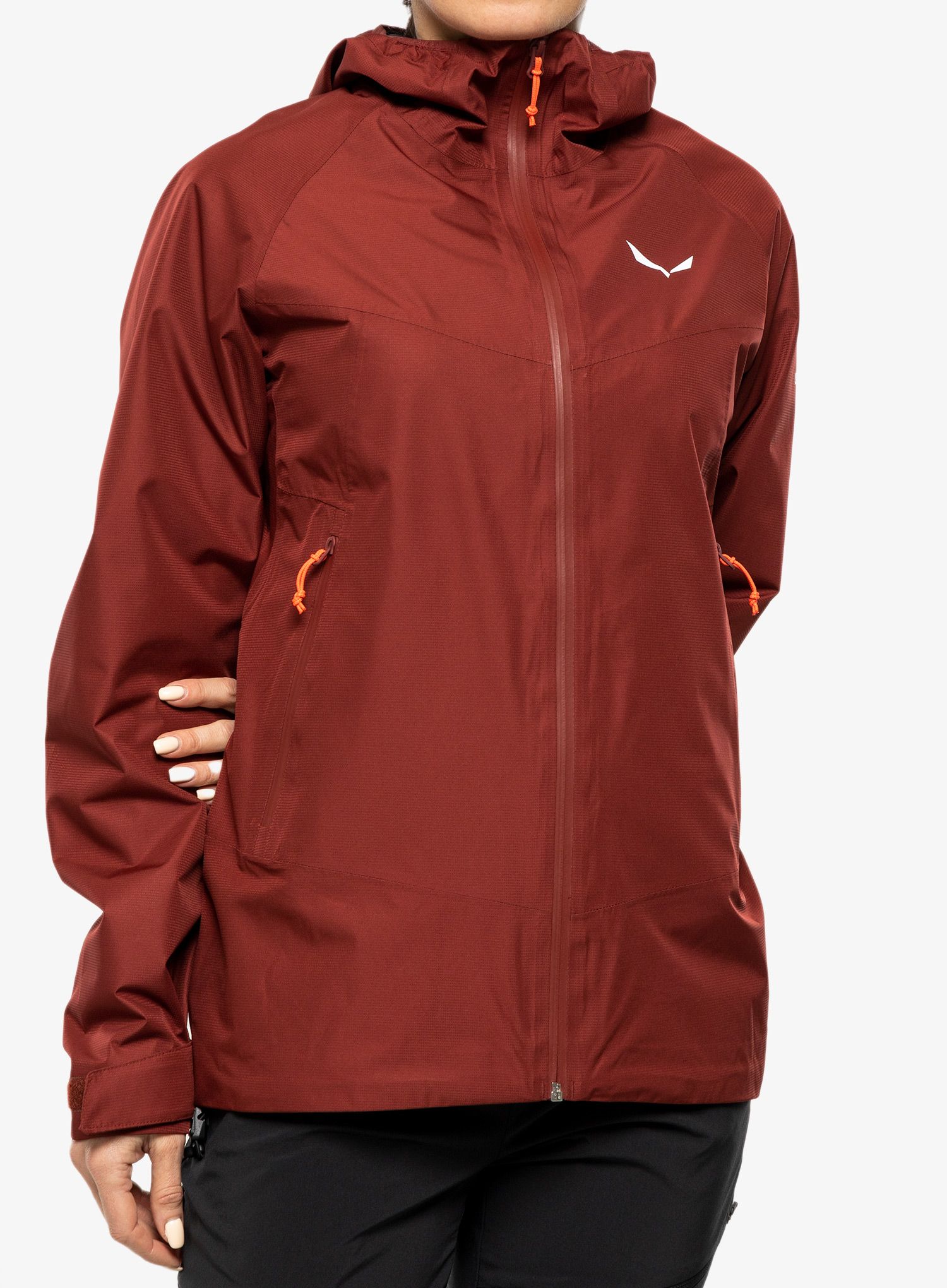 Ženska kišna jakna Salewa Puez PTX 2L Jacket - syrah
