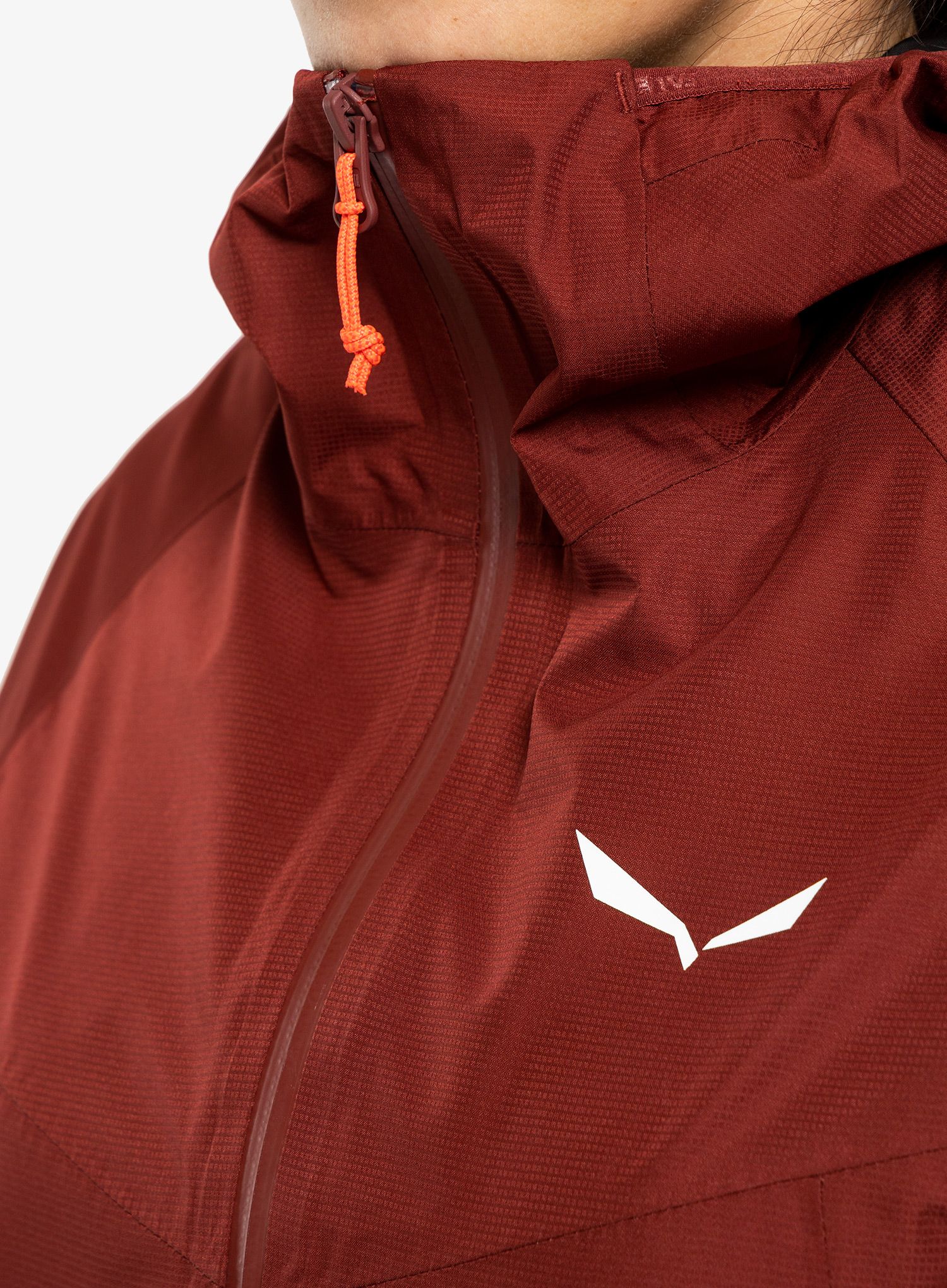 Ženska kišna jakna Salewa Puez PTX 2L Jacket - syrah