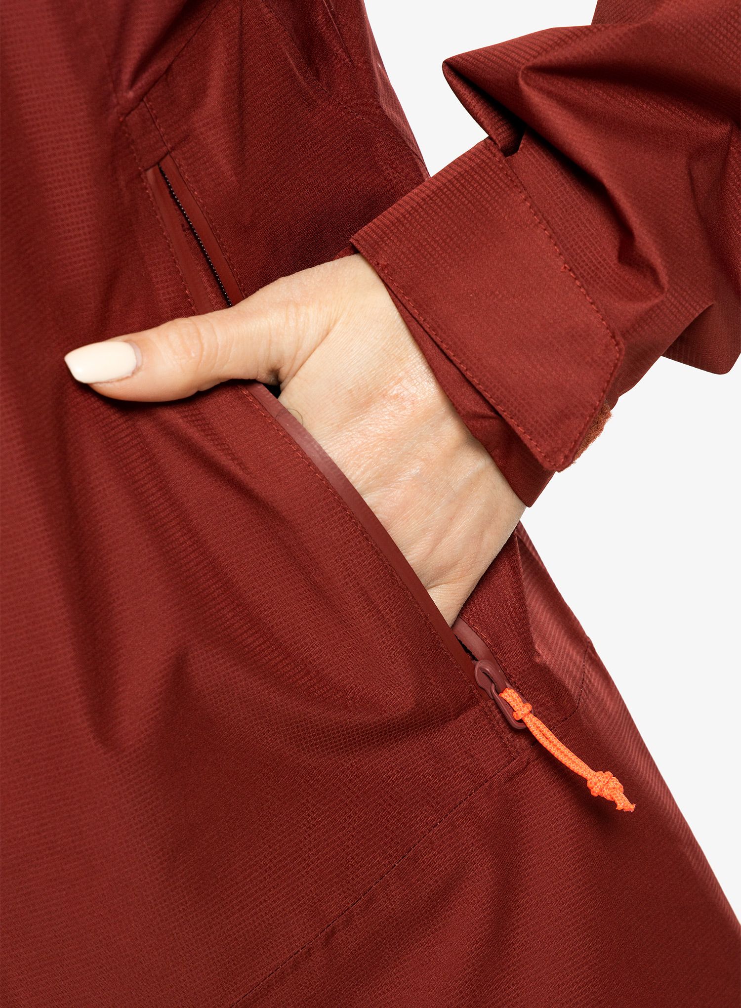 Ženska kišna jakna Salewa Puez PTX 2L Jacket - syrah