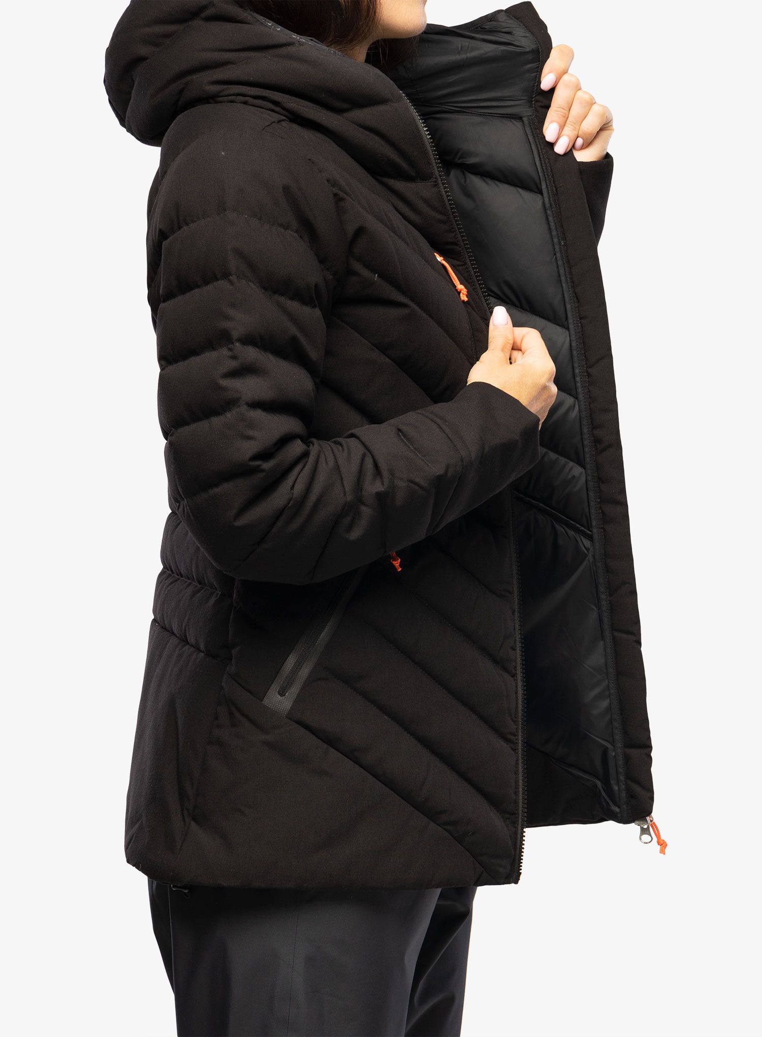 Ženska perjana jakna Salewa Raiser Medium Rds Down Jacket - black out