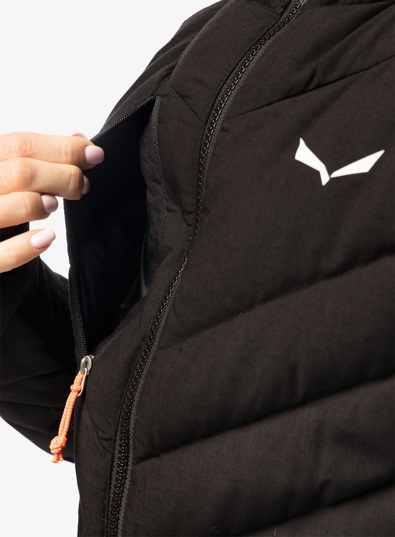 Ženska perjana jakna Salewa Raiser Medium Rds Down Jacket - black out