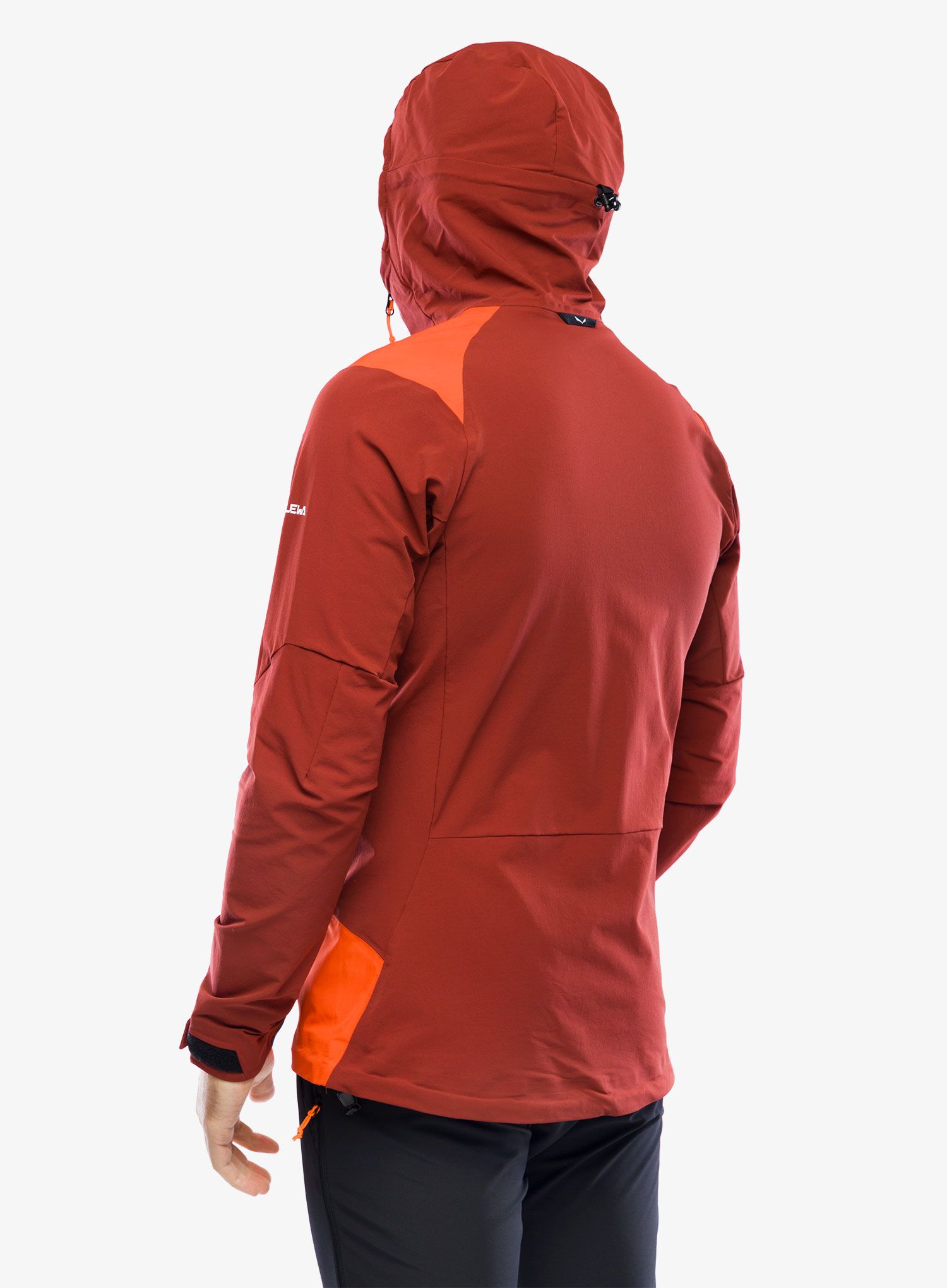 Jakna za turno skijanje Salewa Sella DST Hyb Jacket - syrah