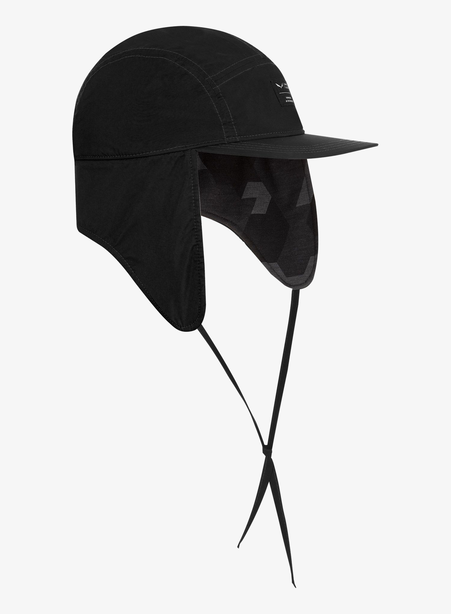 Kačket Salewa Sella Flat Cap - black out