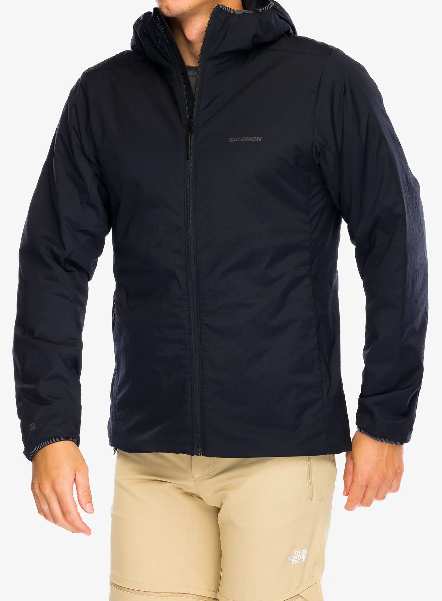 Jakna s postavom Salomon Mountain Flex Jacket HD - deep black