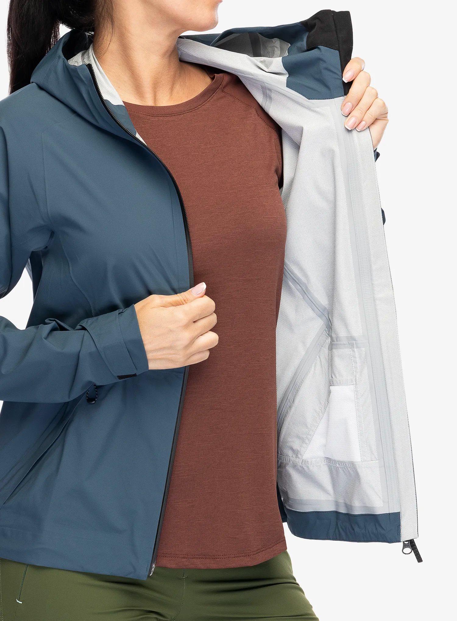 Ženska jakna s membranom Salomon Outerpath Jacket - midnight navy