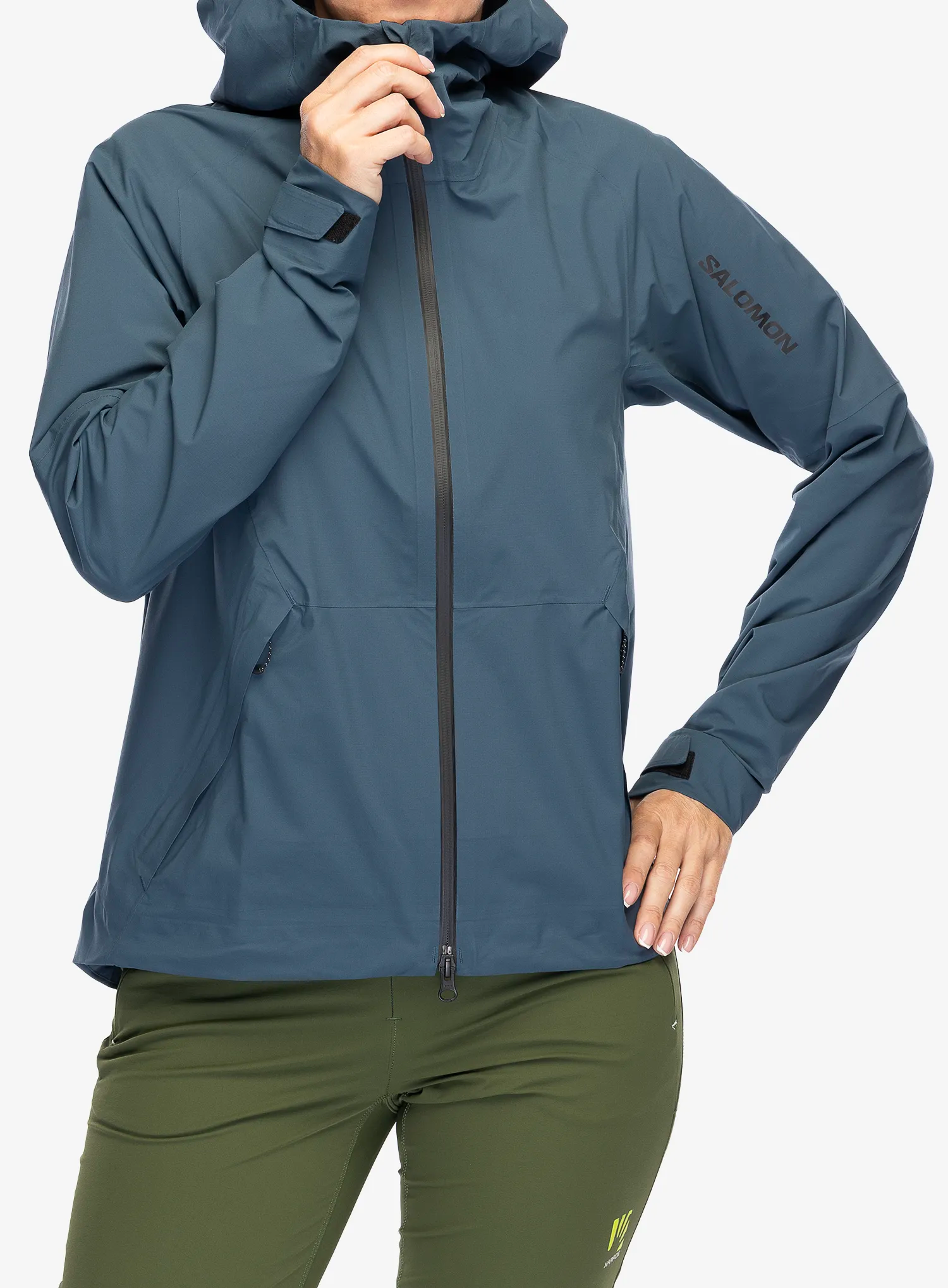 Ženska jakna s membranom Salomon Outerpath Jacket - midnight navy