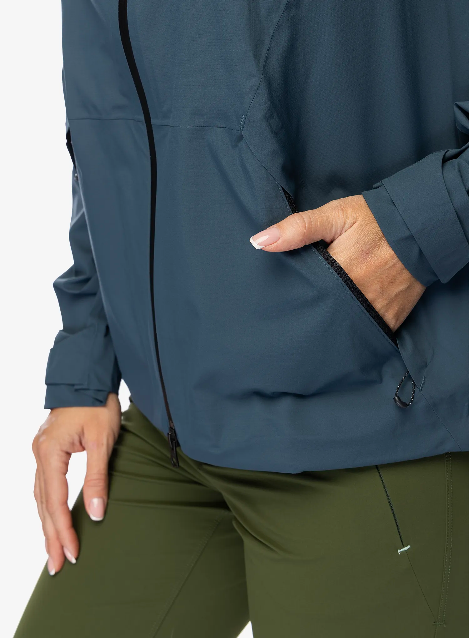 Ženska jakna s membranom Salomon Outerpath Jacket - midnight navy