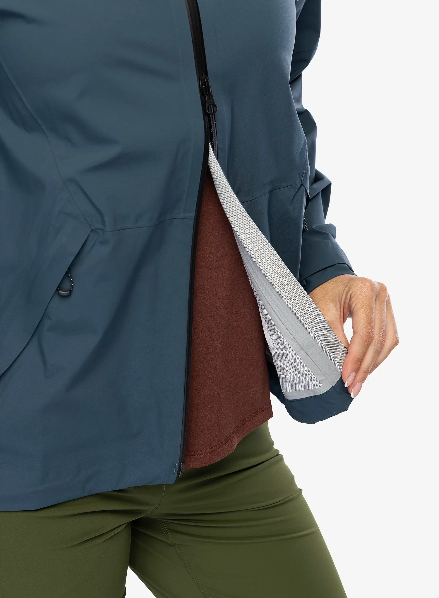 Ženska jakna s membranom Salomon Outerpath Jacket - midnight navy