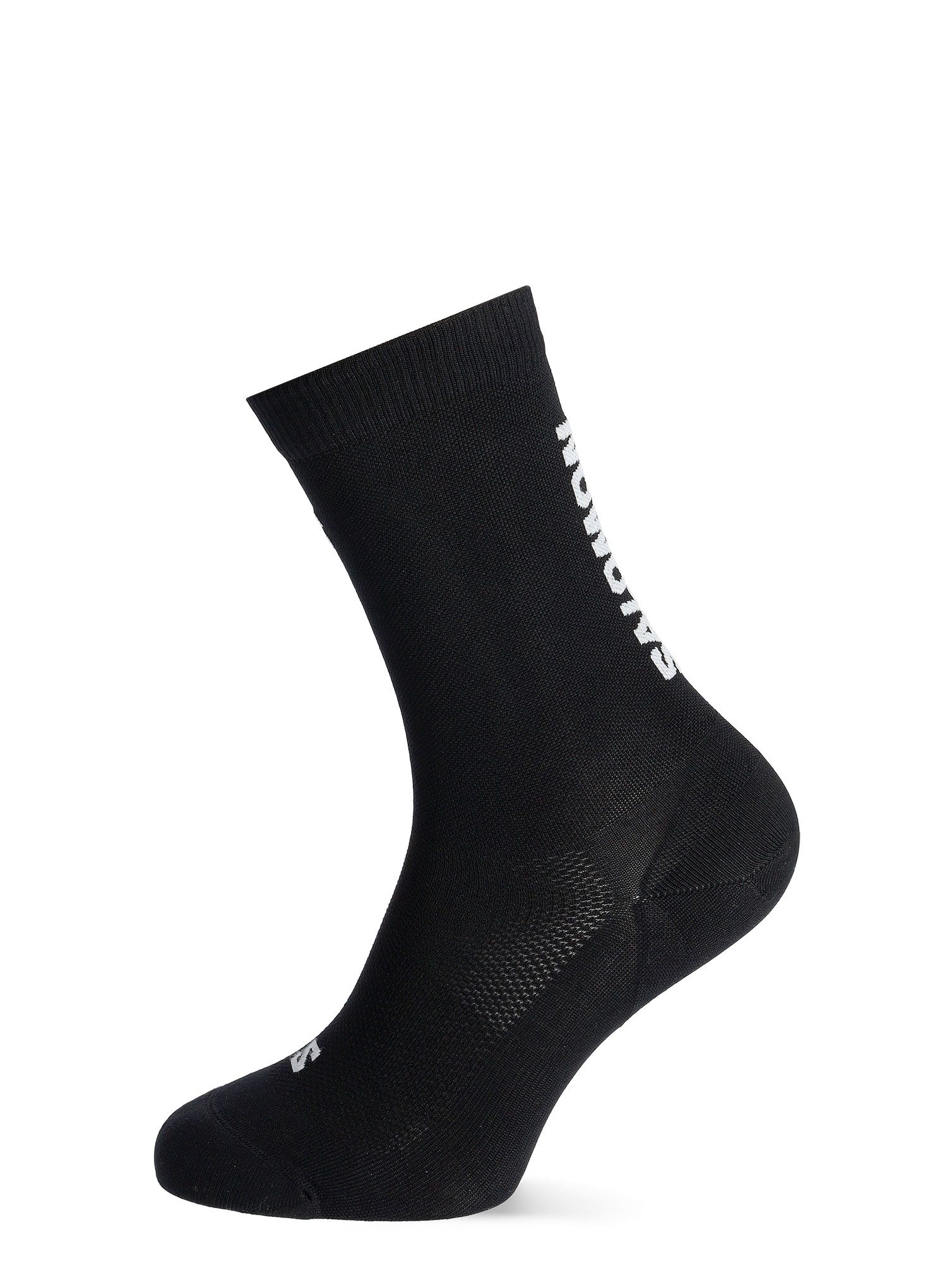 Čarape za trčanje Salomon Pulse Race Flag Crew - black/red/lemon