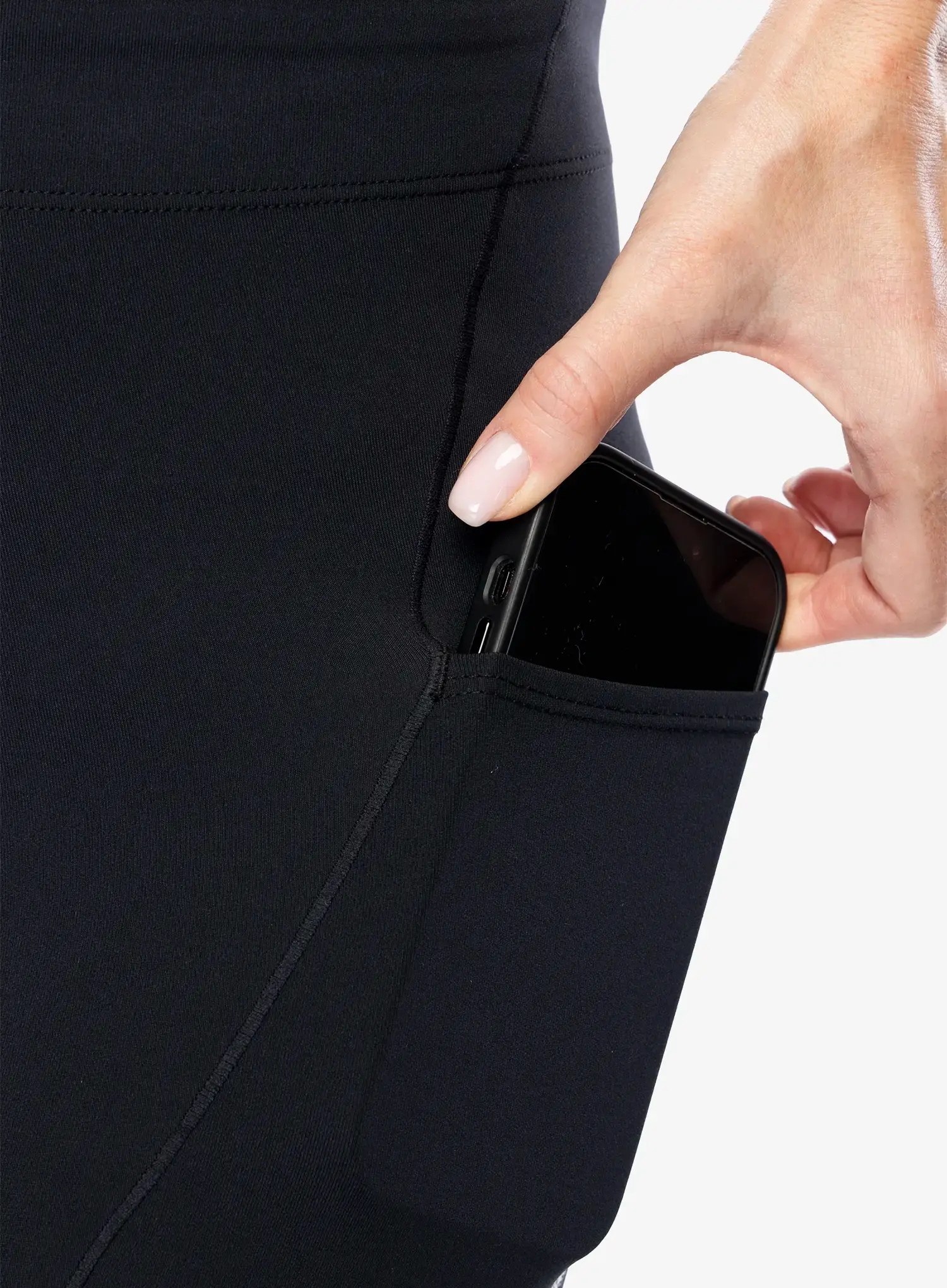 Ženske tajice Salomon Sense Stow Tight - deep black