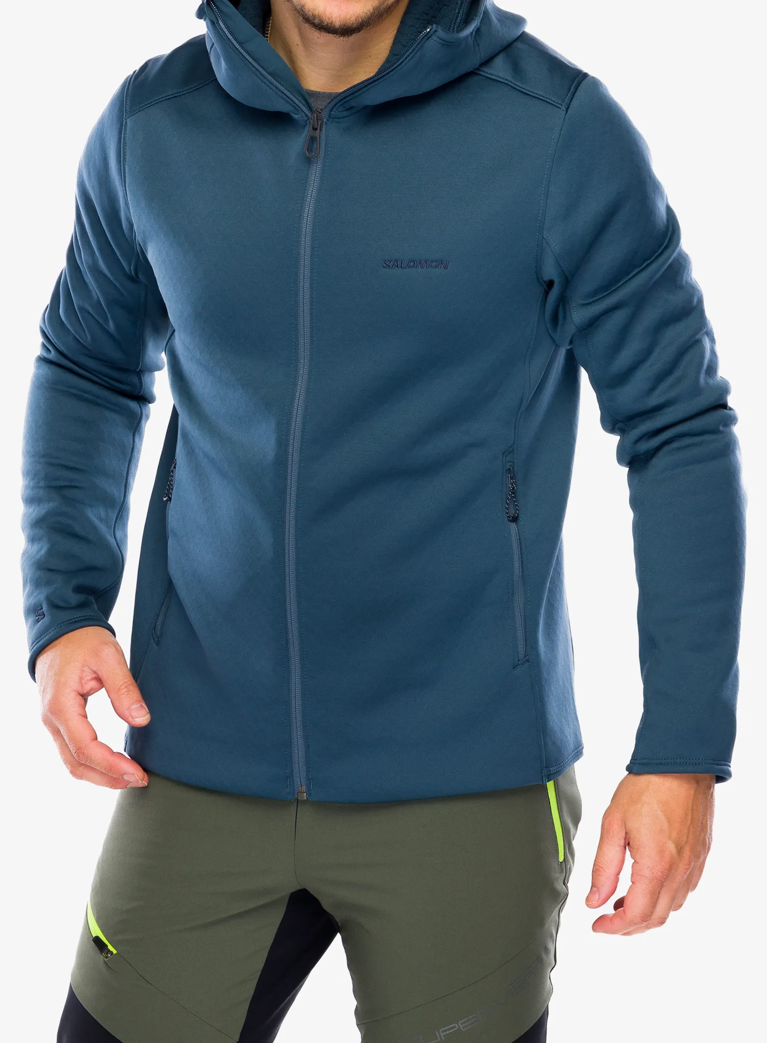 Dukserica od flisa Salomon Essential Midwarm HD - midnight navy