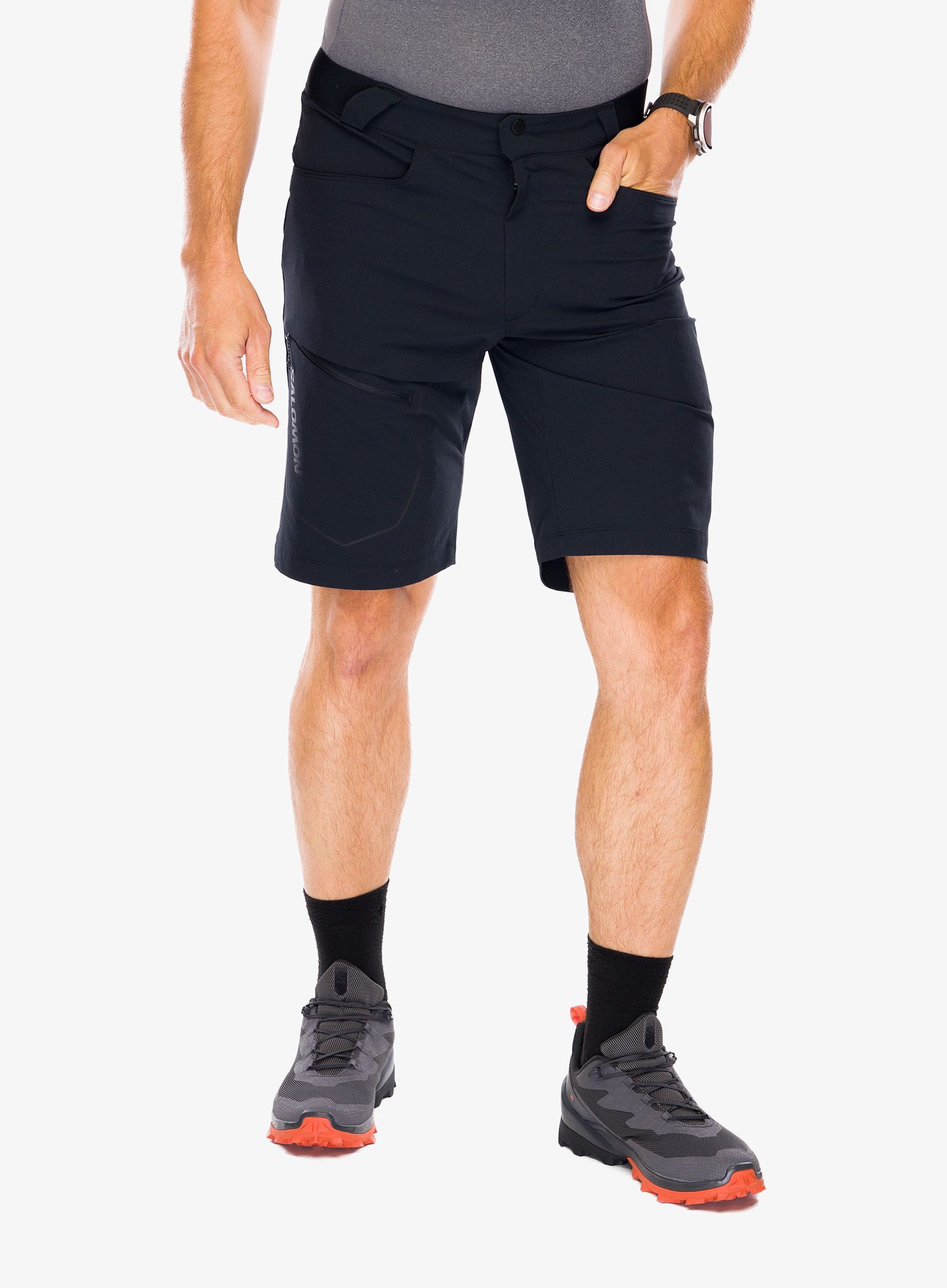 Muške kratke hlače Salomon Wayfarer Short - deep black