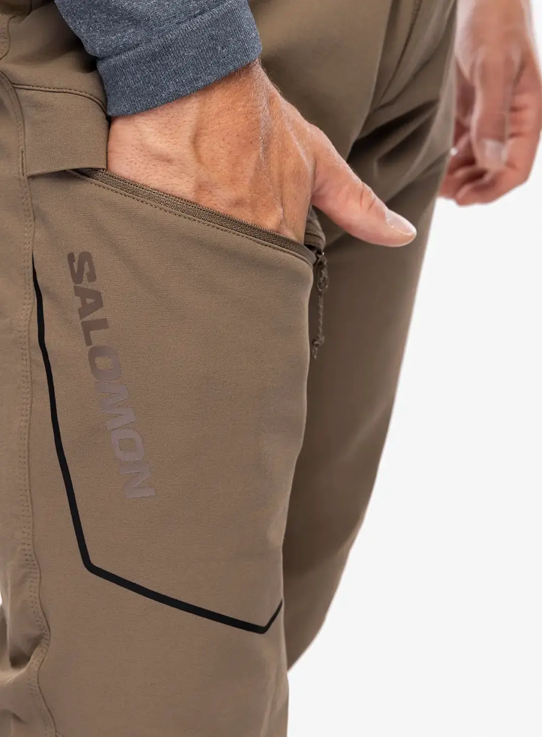 Planinarske hlače Salomon Wayfarer Warm Pant - shitake