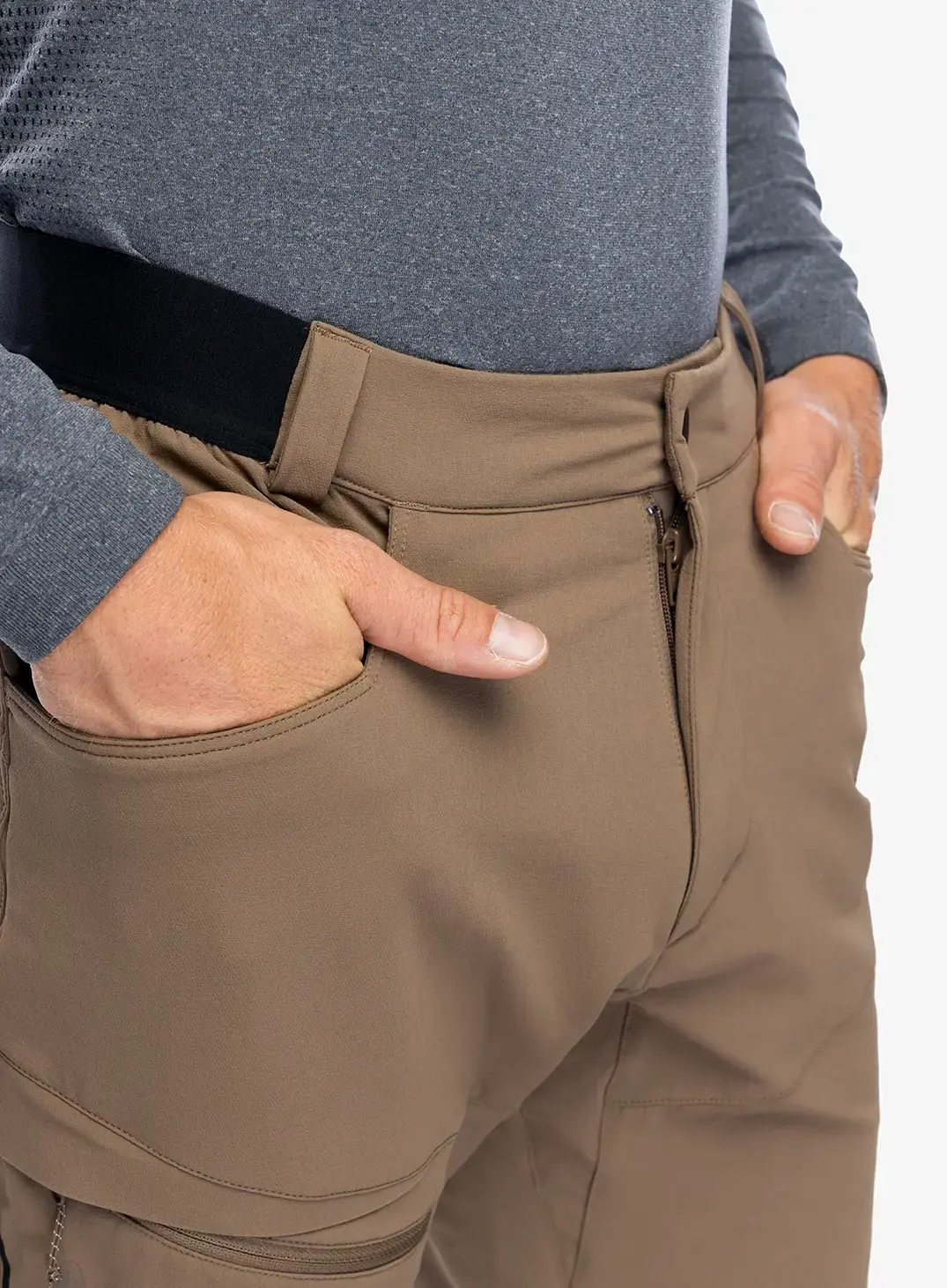 Planinarske hlače Salomon Wayfarer Warm Pant - shitake