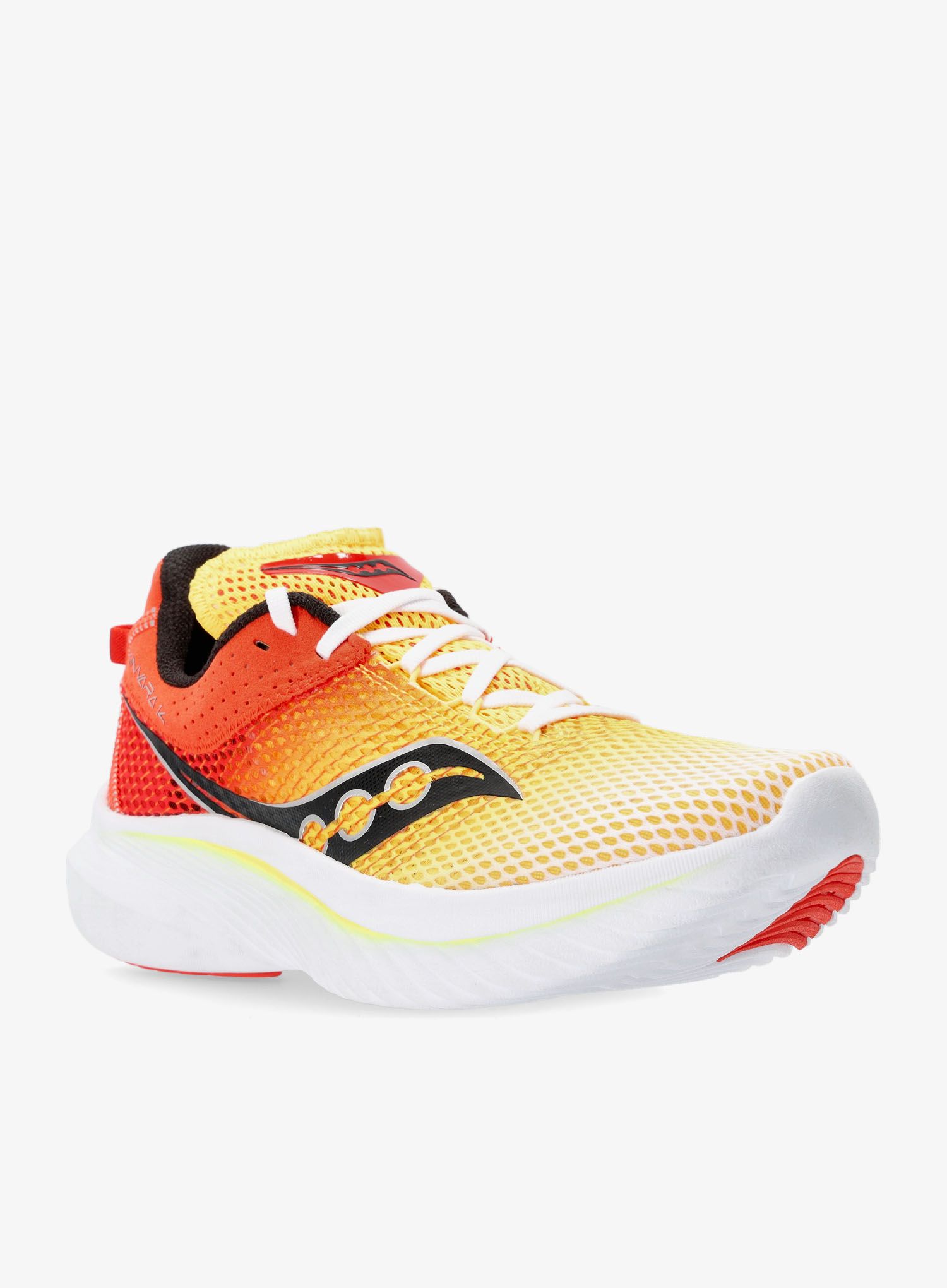 Muške tenisice za trčanje Saucony Kinvara 14 - white/vizigold