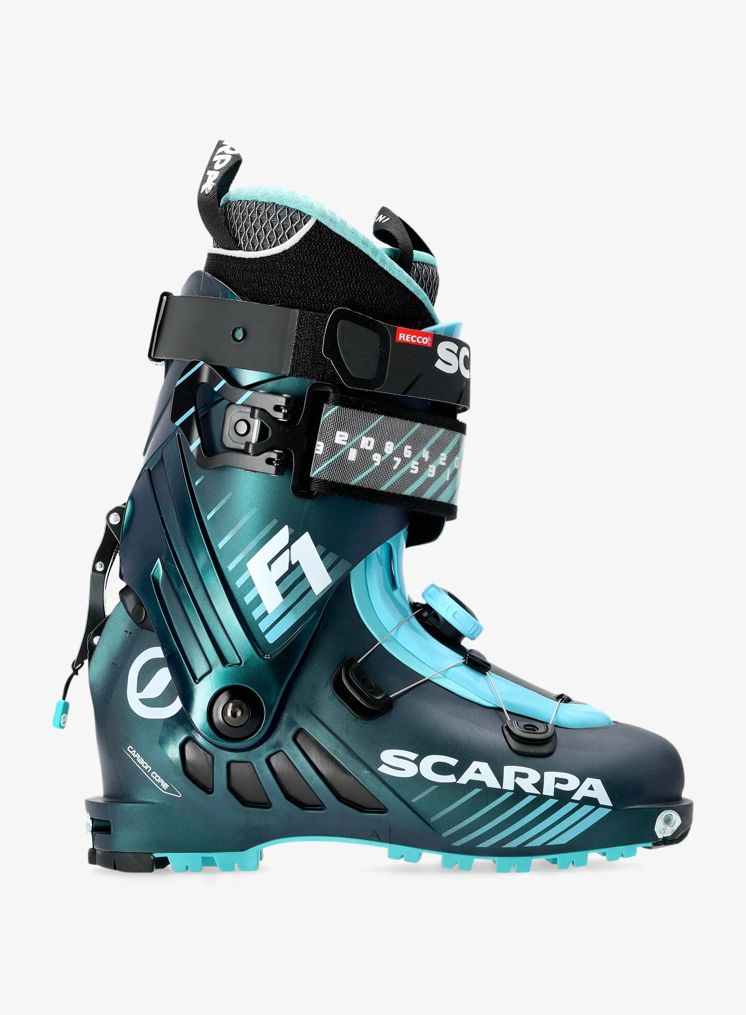 Ženske cipele Scarpa F1 - anthracite/aqua
