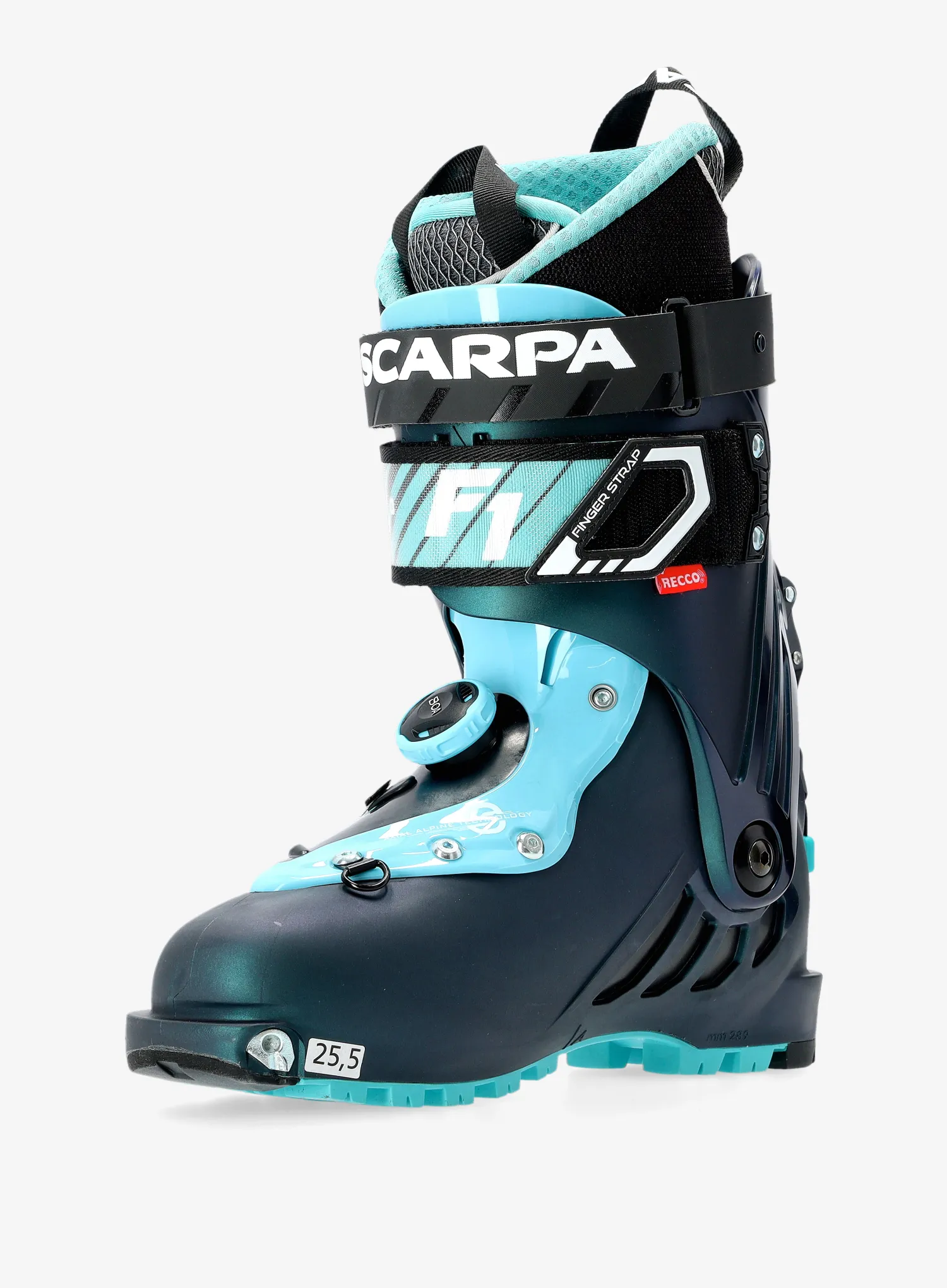 Ženske cipele Scarpa F1 - anthracite/aqua