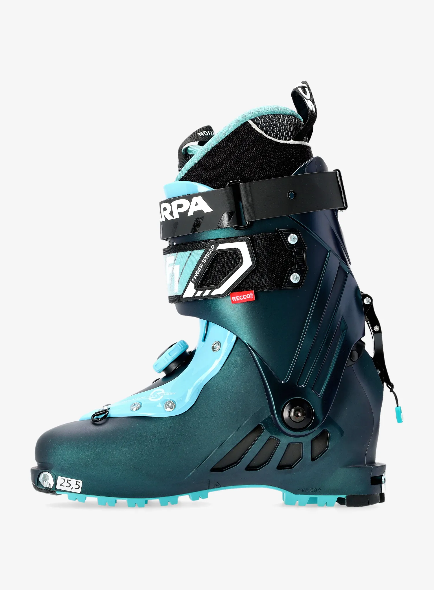 Ženske cipele Scarpa F1 - anthracite/aqua