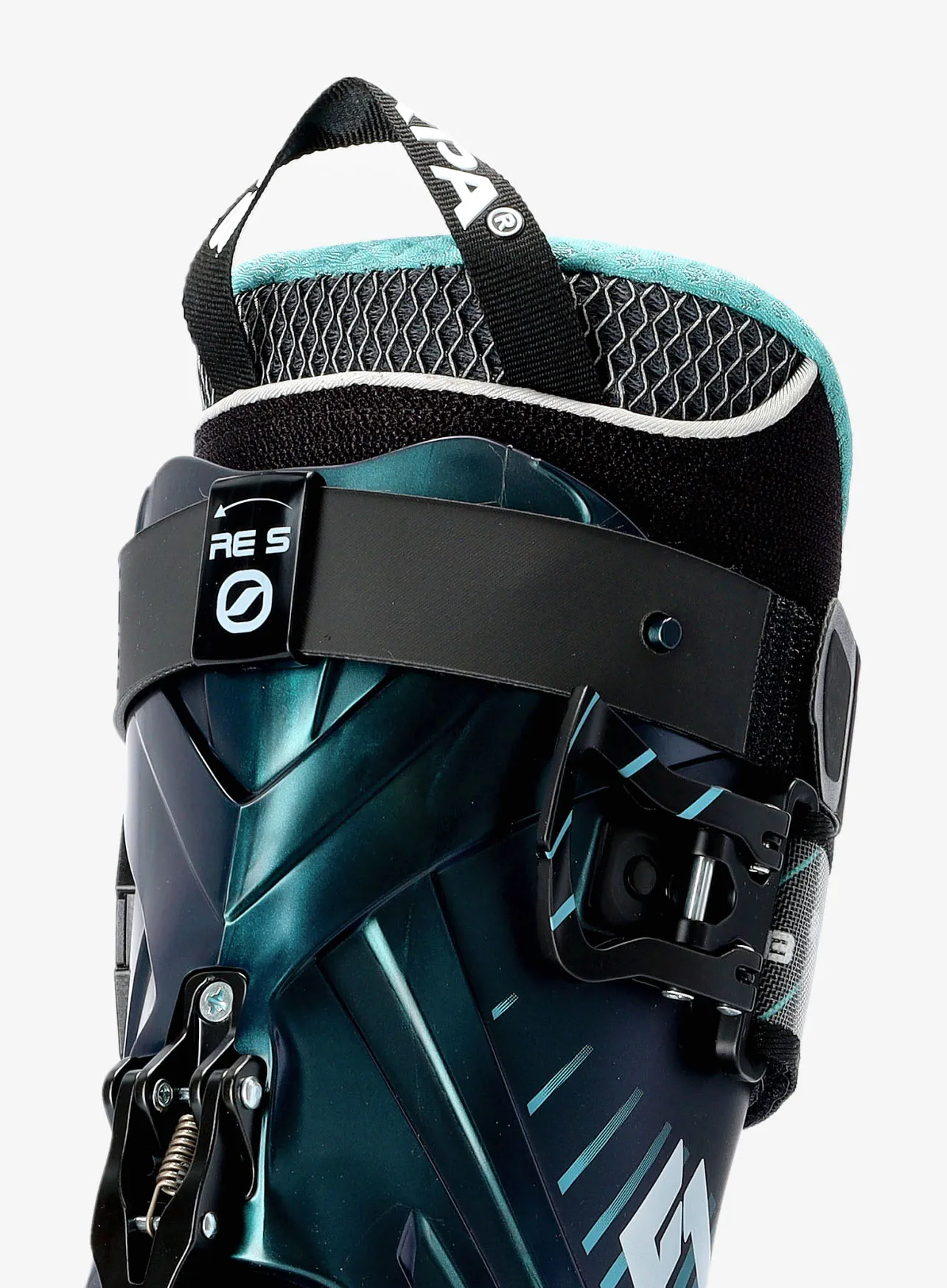 Ženske cipele Scarpa F1 - anthracite/aqua