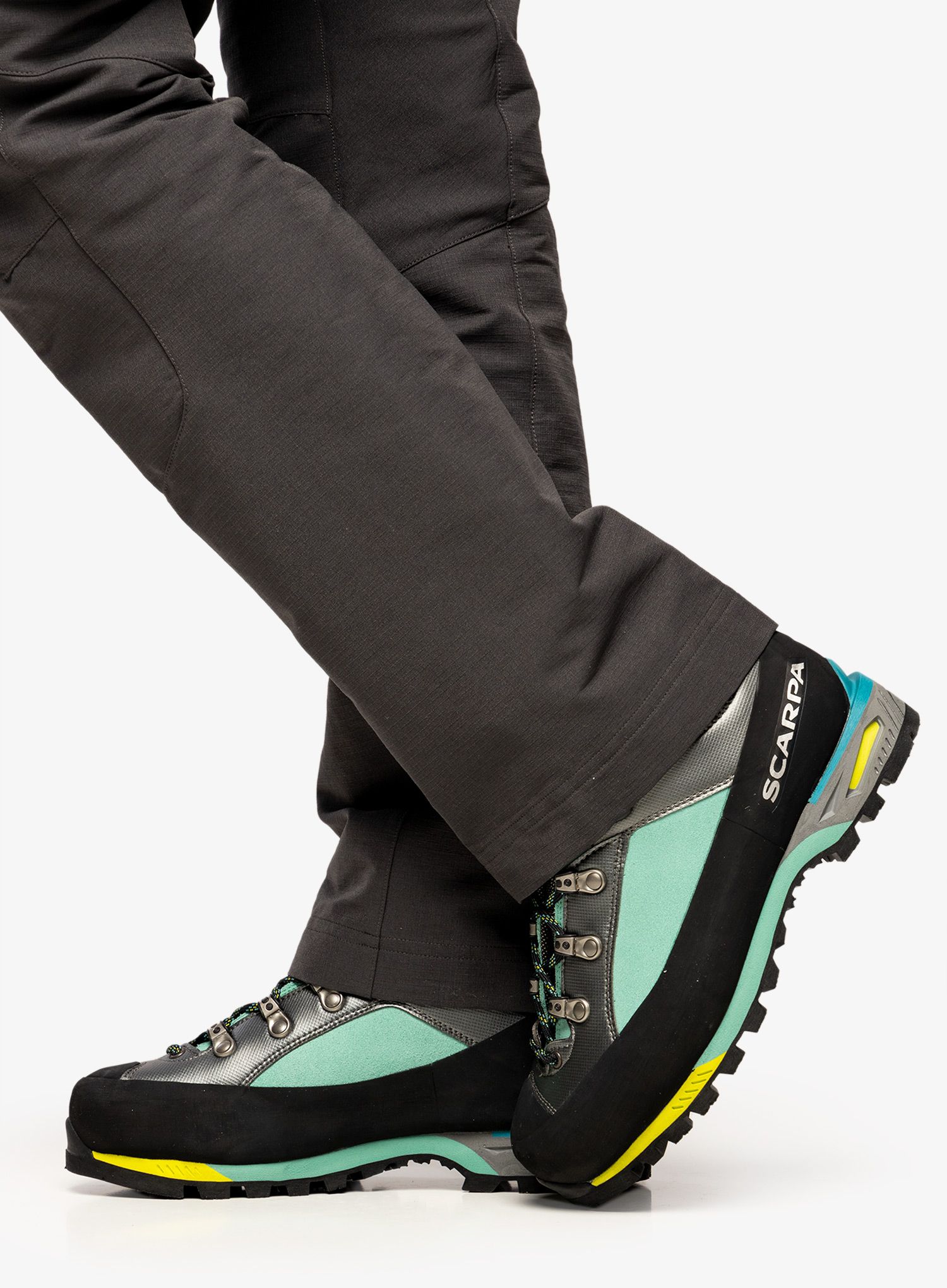 Ženske alpinističke cipele Scarpa Triolet GTX - green blue