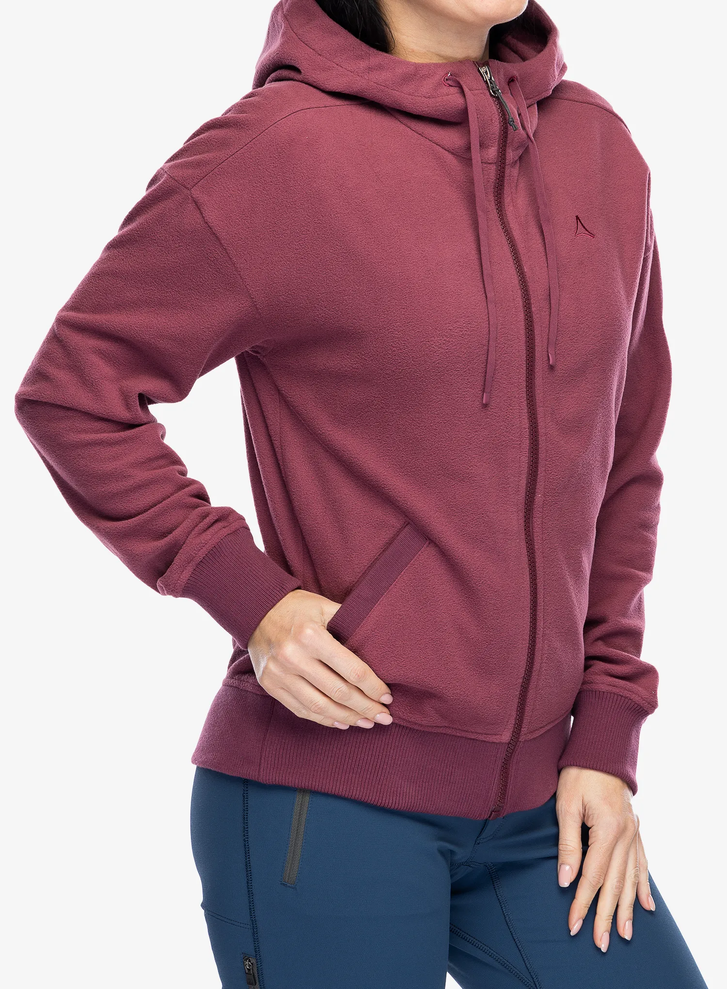 Ženska dukserica od flisa Schoffel Fleece Jk Style Leveche - acai
