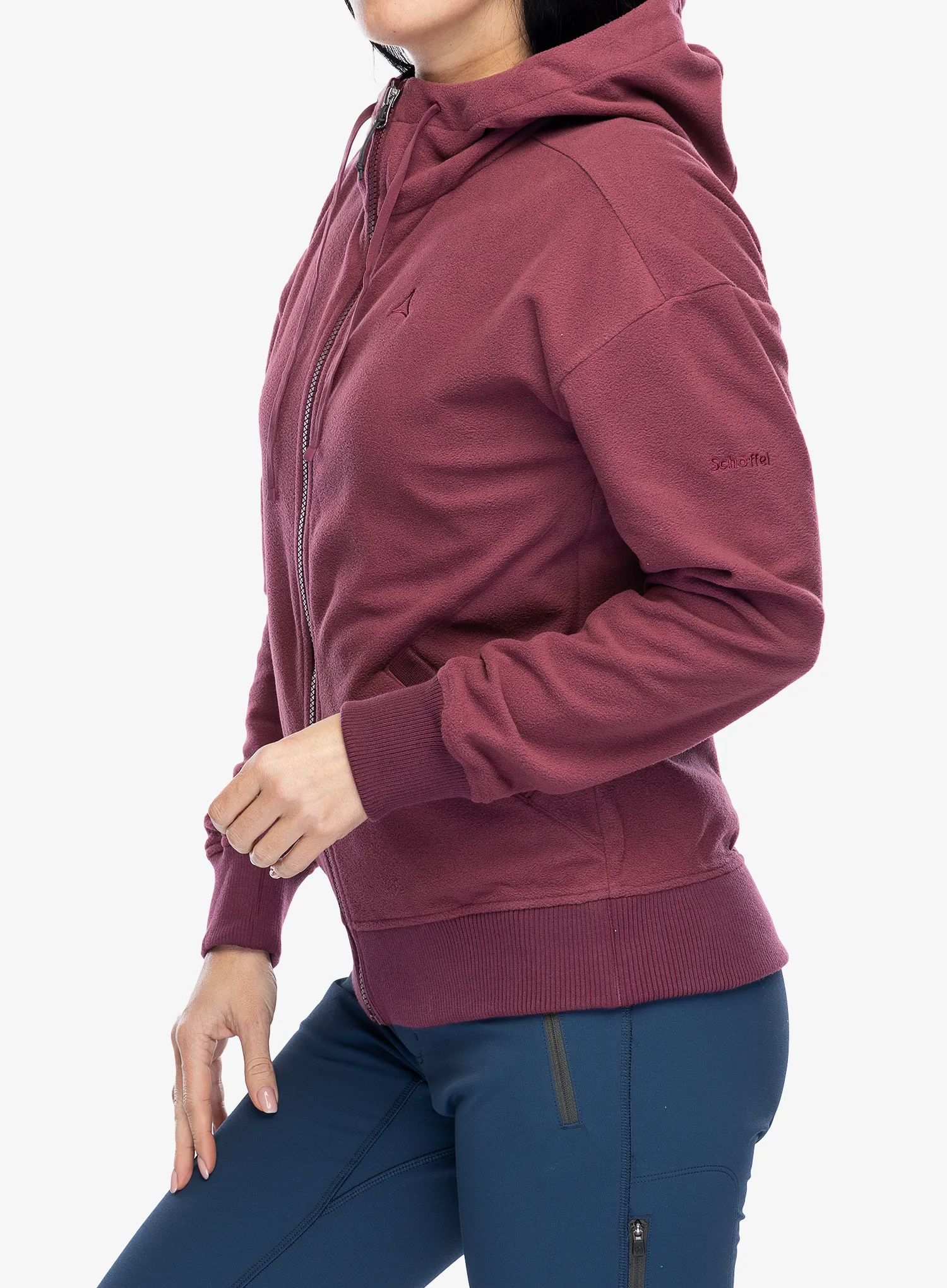 Ženska dukserica od flisa Schoffel Fleece Jk Style Leveche - acai
