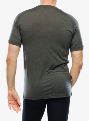 Termo majica Sensor Merino Air PT Tee S/S - olive green earth