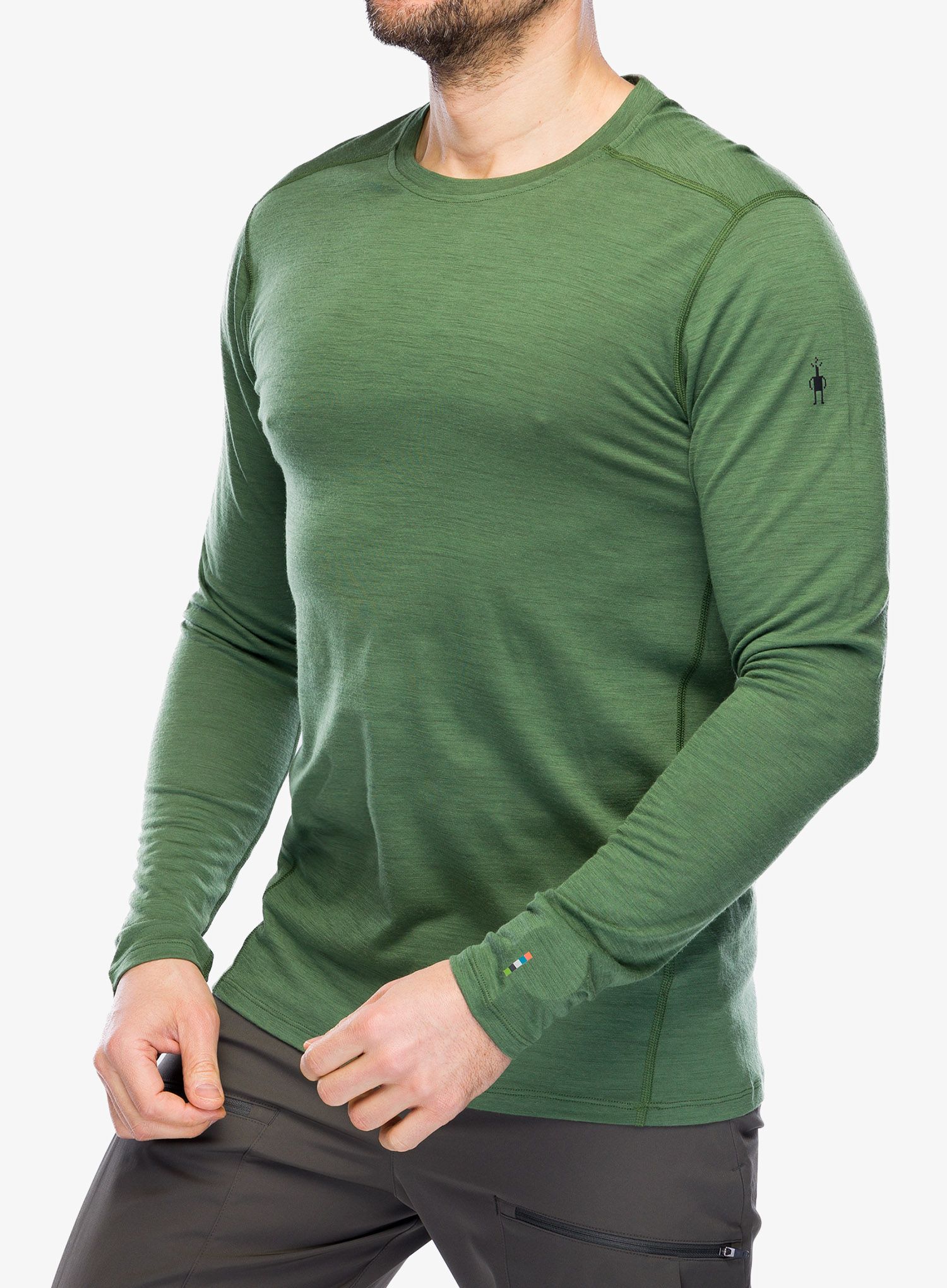 Termoaktivna dukserica Smartwool Classic Merino Base Layer LS Boxed - fern green
