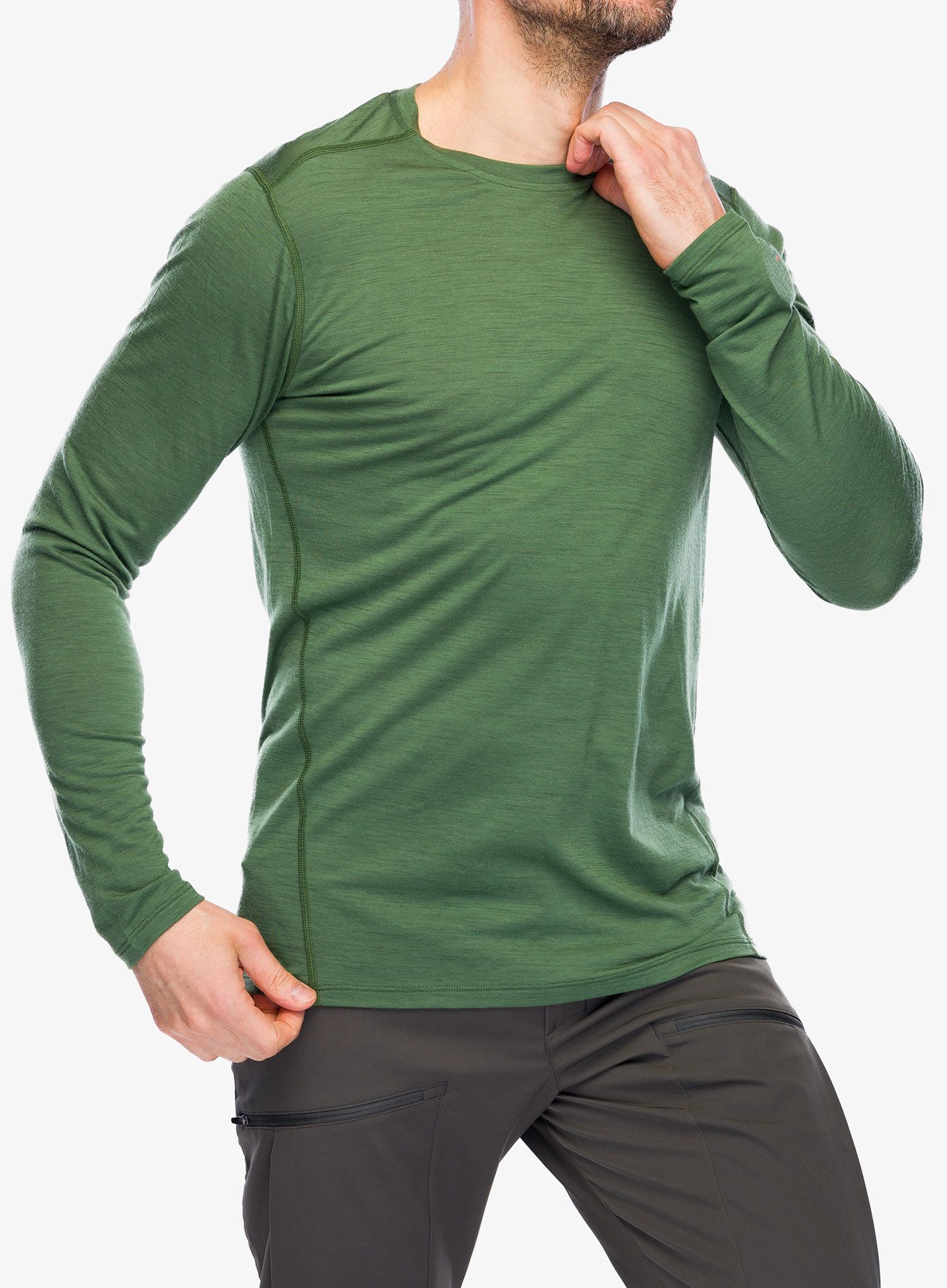 Termoaktivna dukserica Smartwool Classic Merino Base Layer LS Boxed - fern green