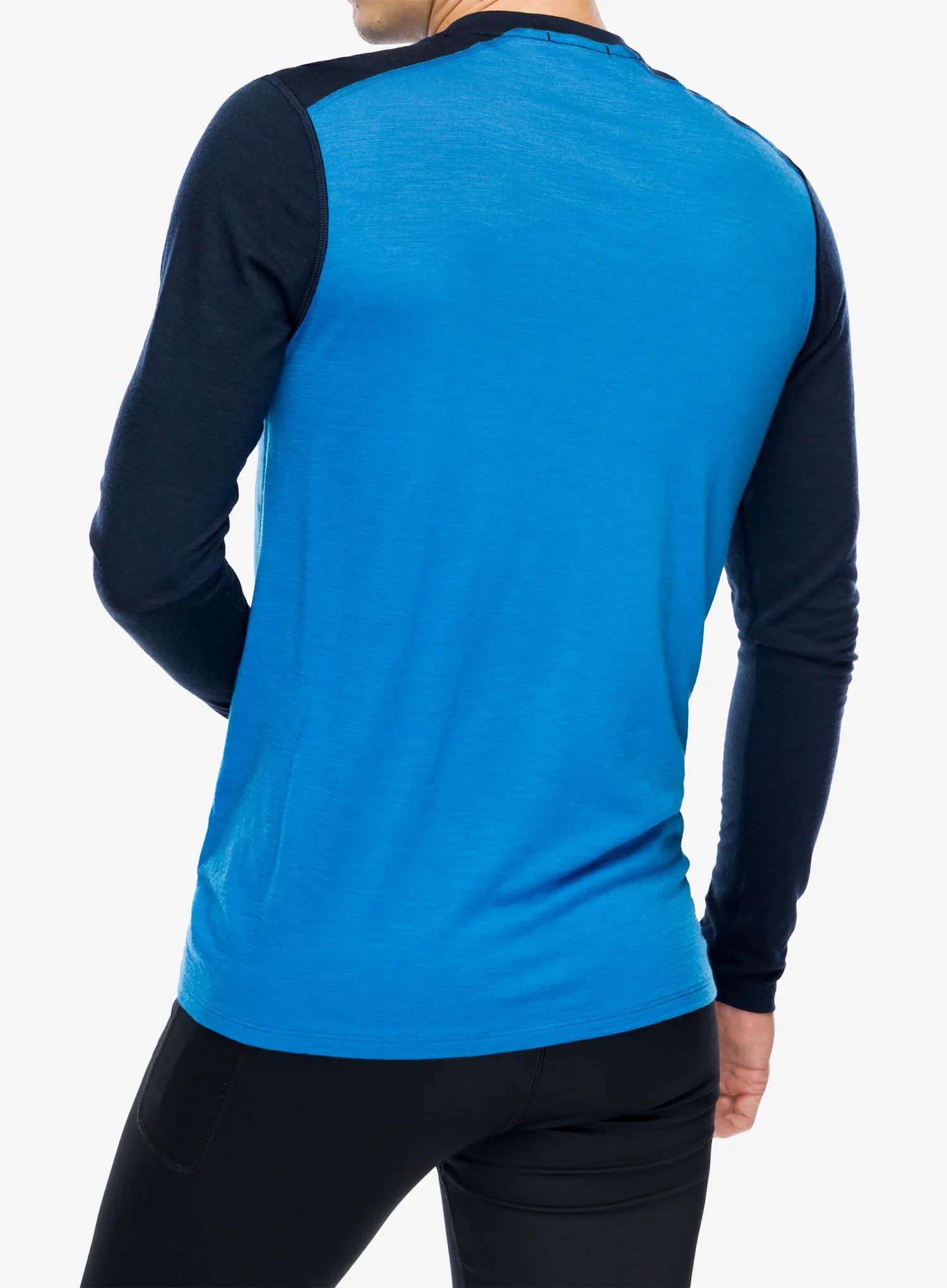 Termoaktivna dukserica Smartwool Classic Merino Base Layer LS Boxed - laguna blue/deep navy