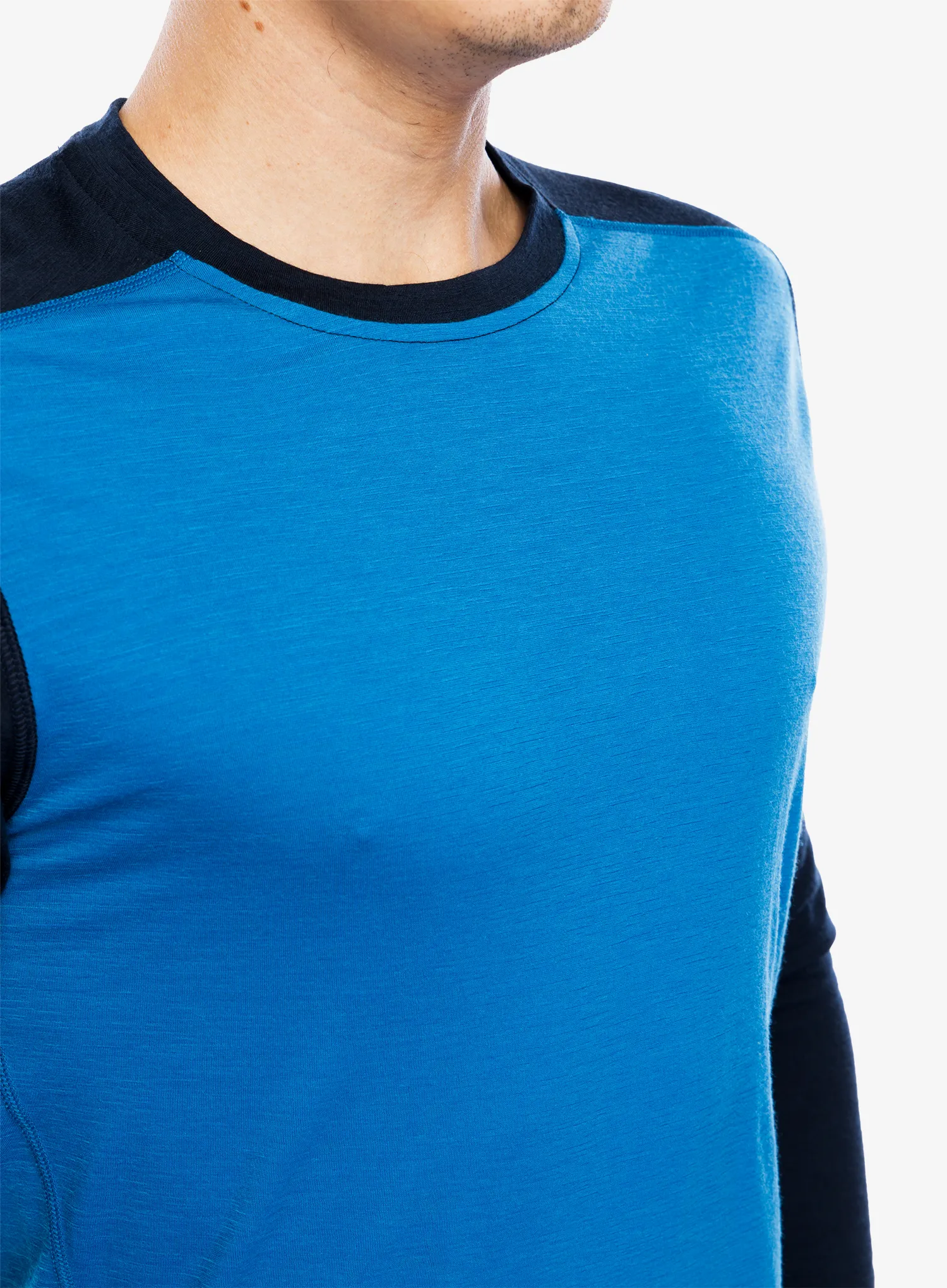 Termoaktivna dukserica Smartwool Classic Merino Base Layer LS Boxed - laguna blue/deep navy