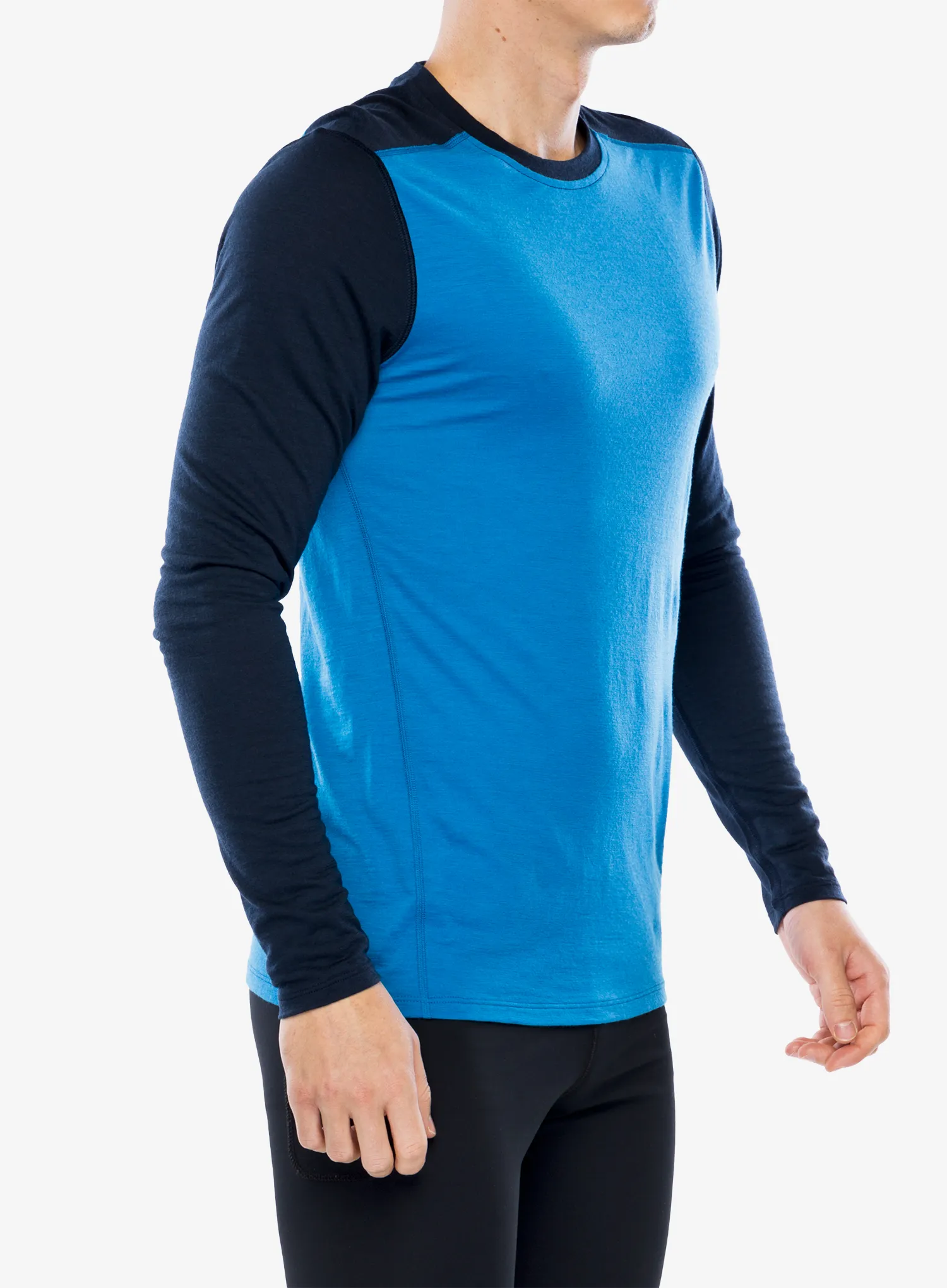 Termoaktivna dukserica Smartwool Classic Merino Base Layer LS Boxed - laguna blue/deep navy