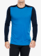 Termoaktivna dukserica Smartwool Classic Merino Base Layer LS Boxed - laguna blue/deep navy