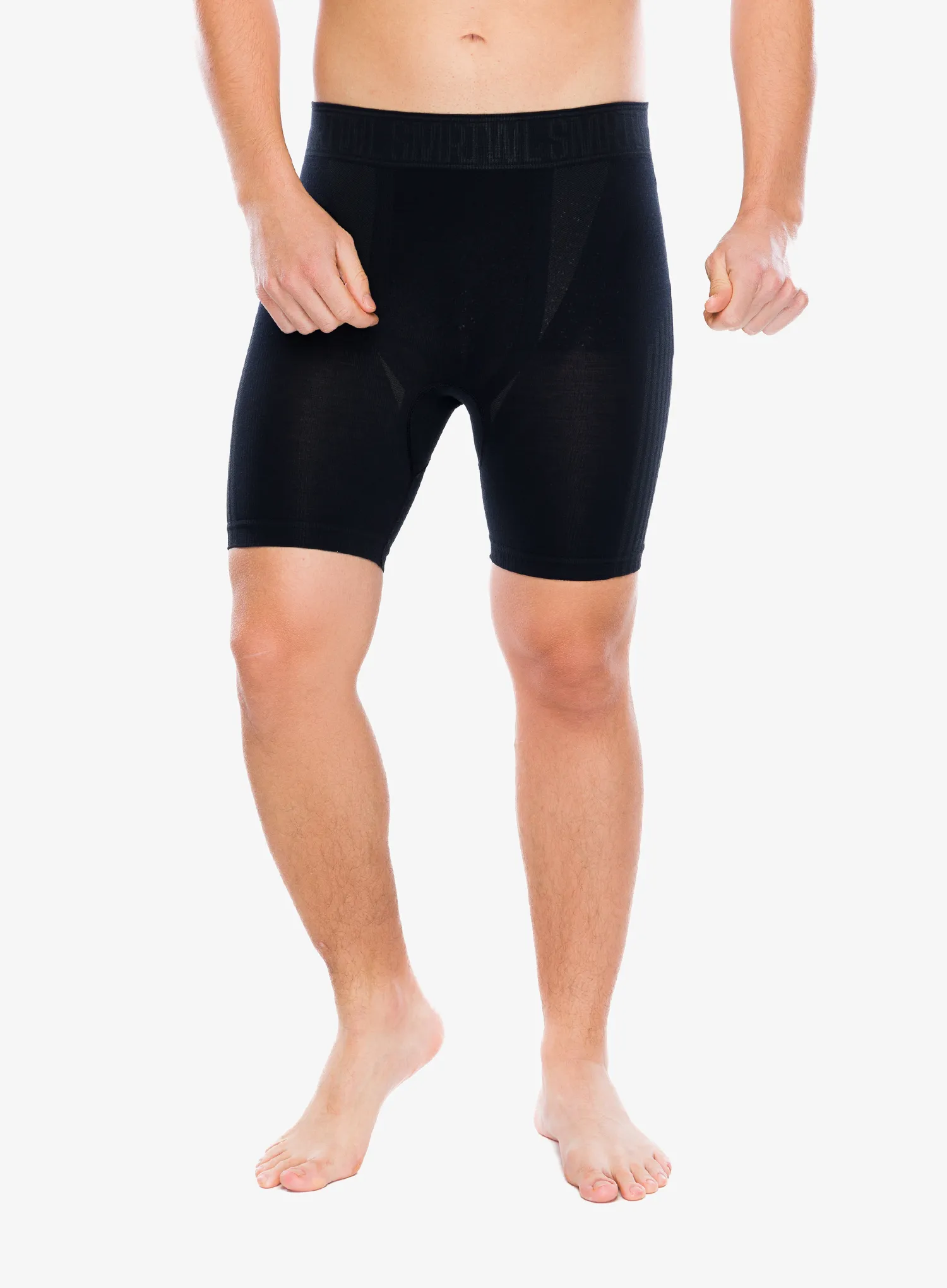 Termoaktivne bokserice Smartwool Intraknit 6 Boxer Brief Boxed - black/charcoal