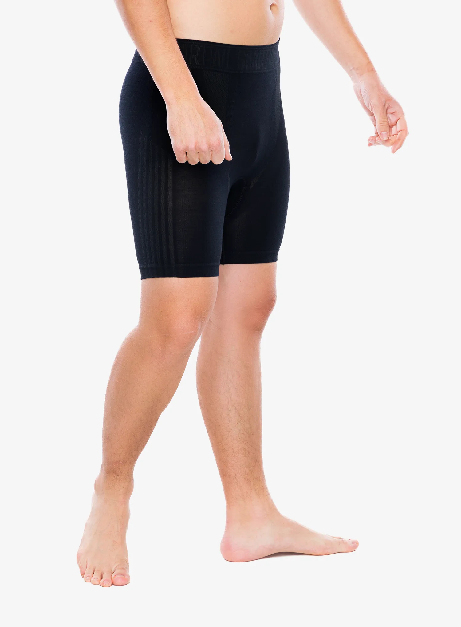 Termoaktivne bokserice Smartwool Intraknit 6 Boxer Brief Boxed - black/charcoal