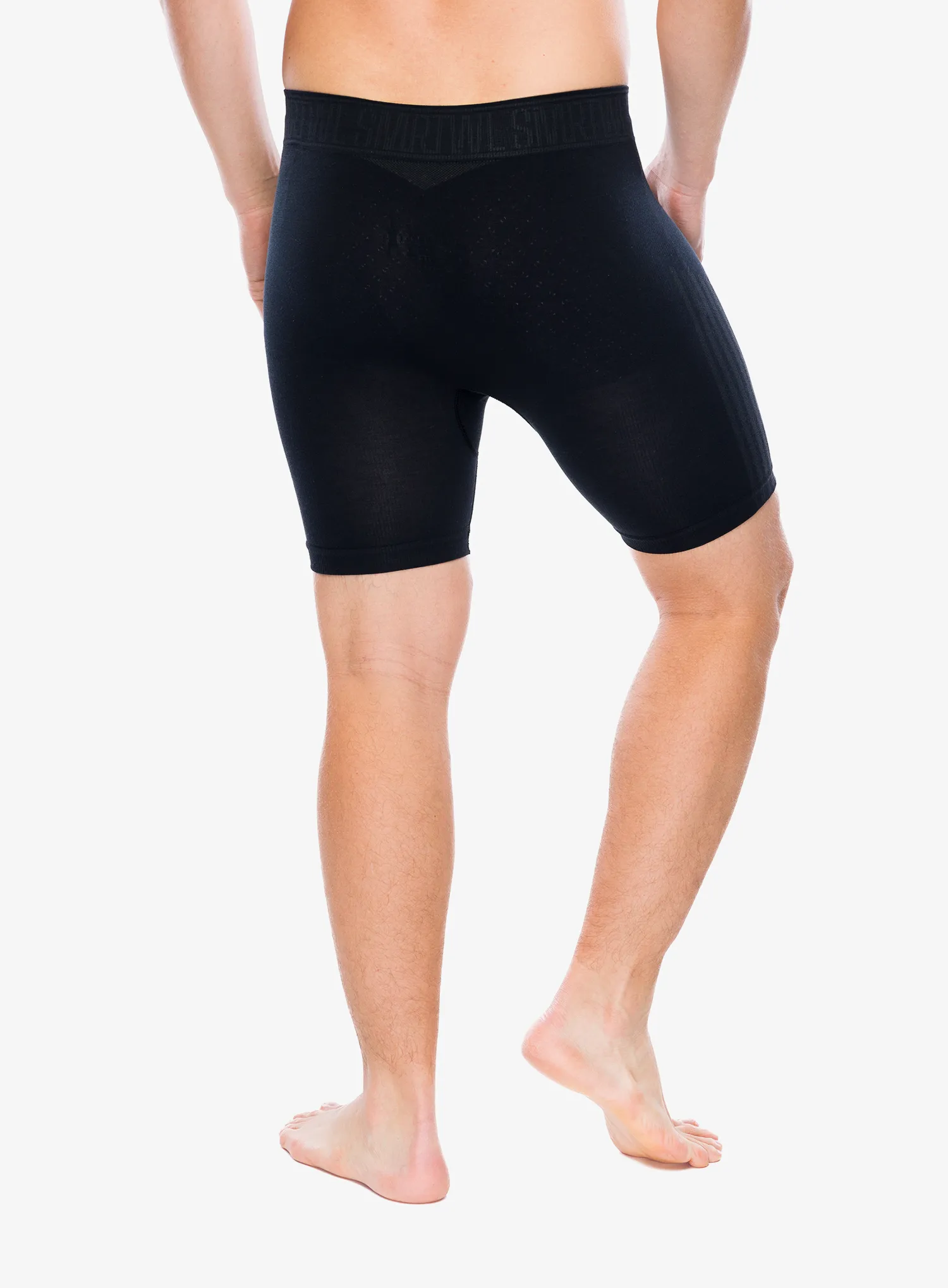 Termoaktivne bokserice Smartwool Intraknit 6 Boxer Brief Boxed - black/charcoal